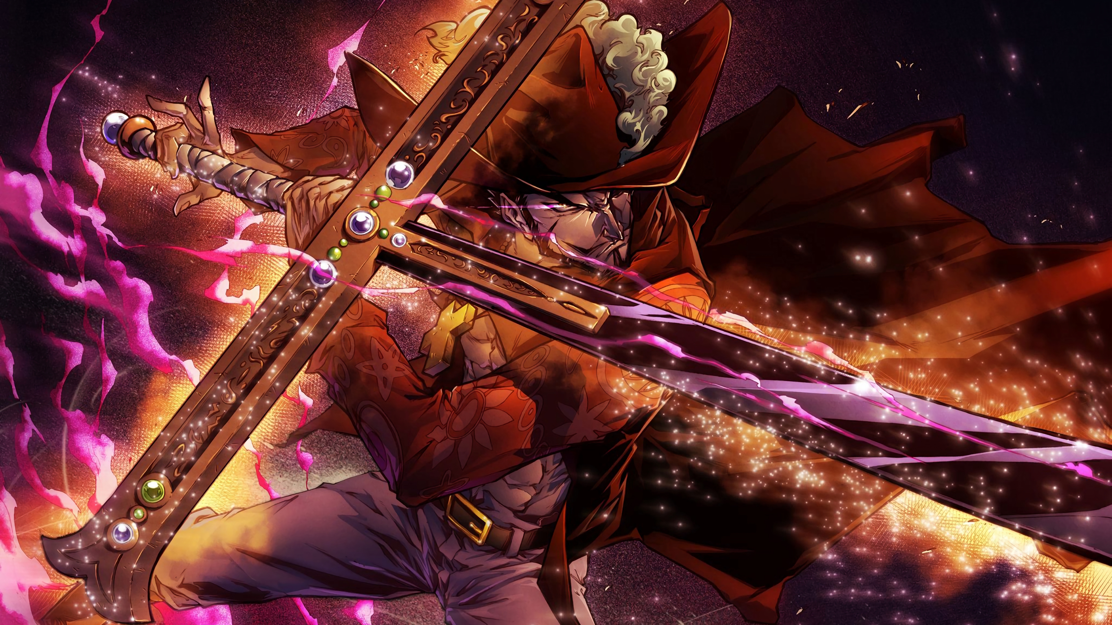 Dracule Mihawk One Piece 3840x2160