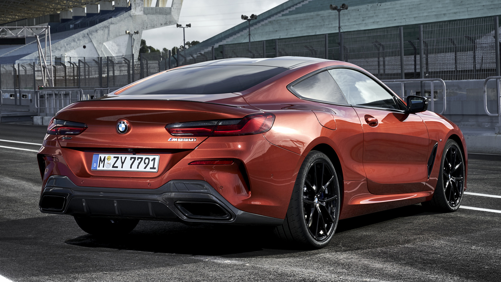 Bmw M850i Coupe Carbon Package Brown Car Car Coupe Grand Tourer Luxury Car 1920x1080