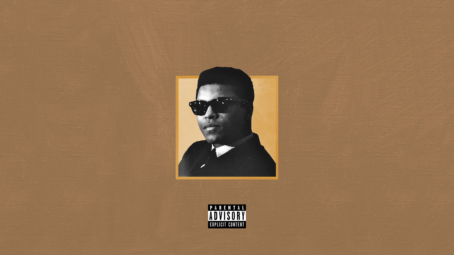 Muhammad Ali Kanye West Boxing Sunglasses Album Covers Legend Monochrome Simple Background 1920x1080
