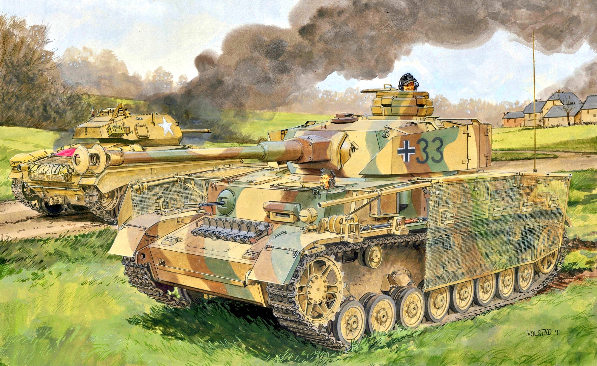 Artistic Panzer Iv Tank 2000x1226