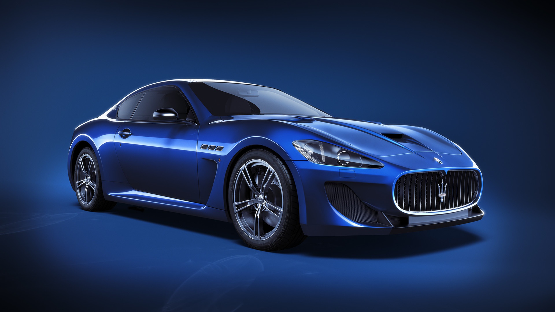 Blue Car Car Maserati Sport Car Vehicle 1920x1080