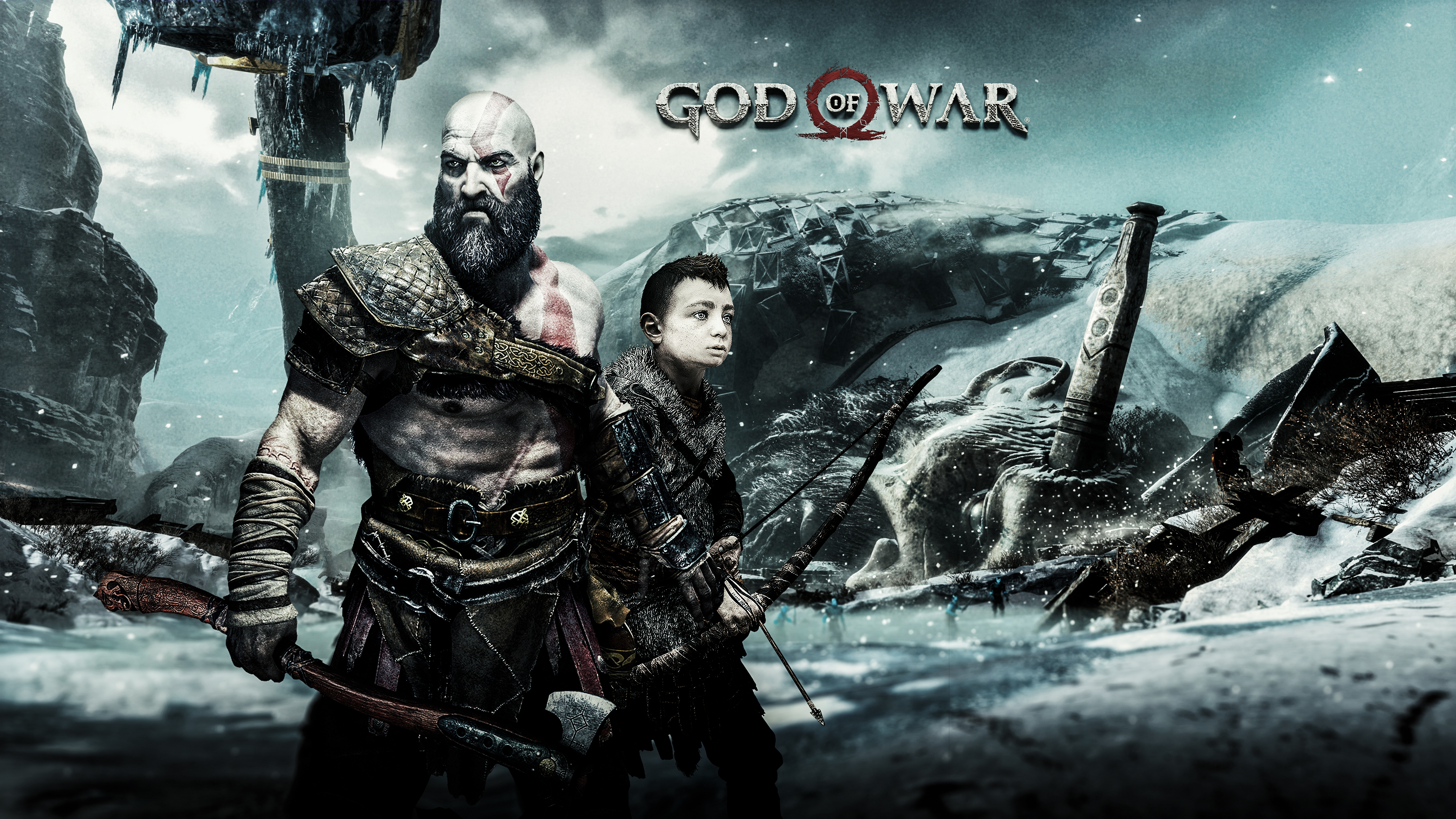 God Of War 2018 Kratos God Of War 3840x2160