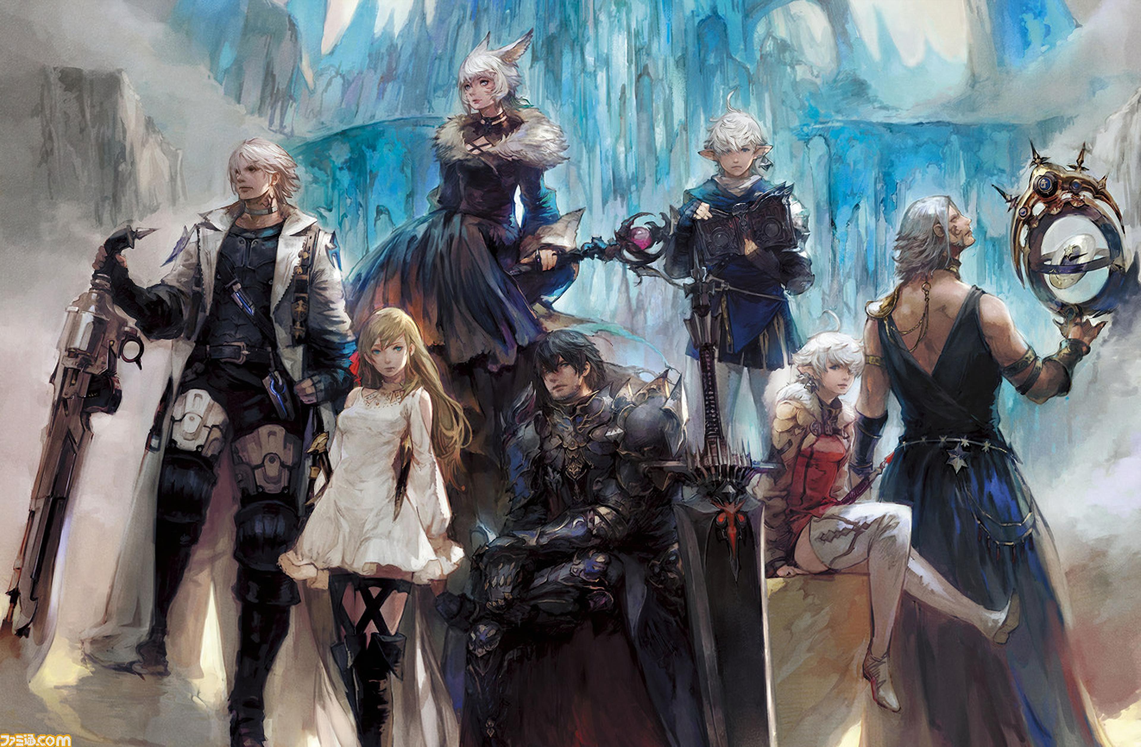 Fantasy Art Artwork Final Fantasy Final Fantasy XiV Shadowbringers 3840x2516