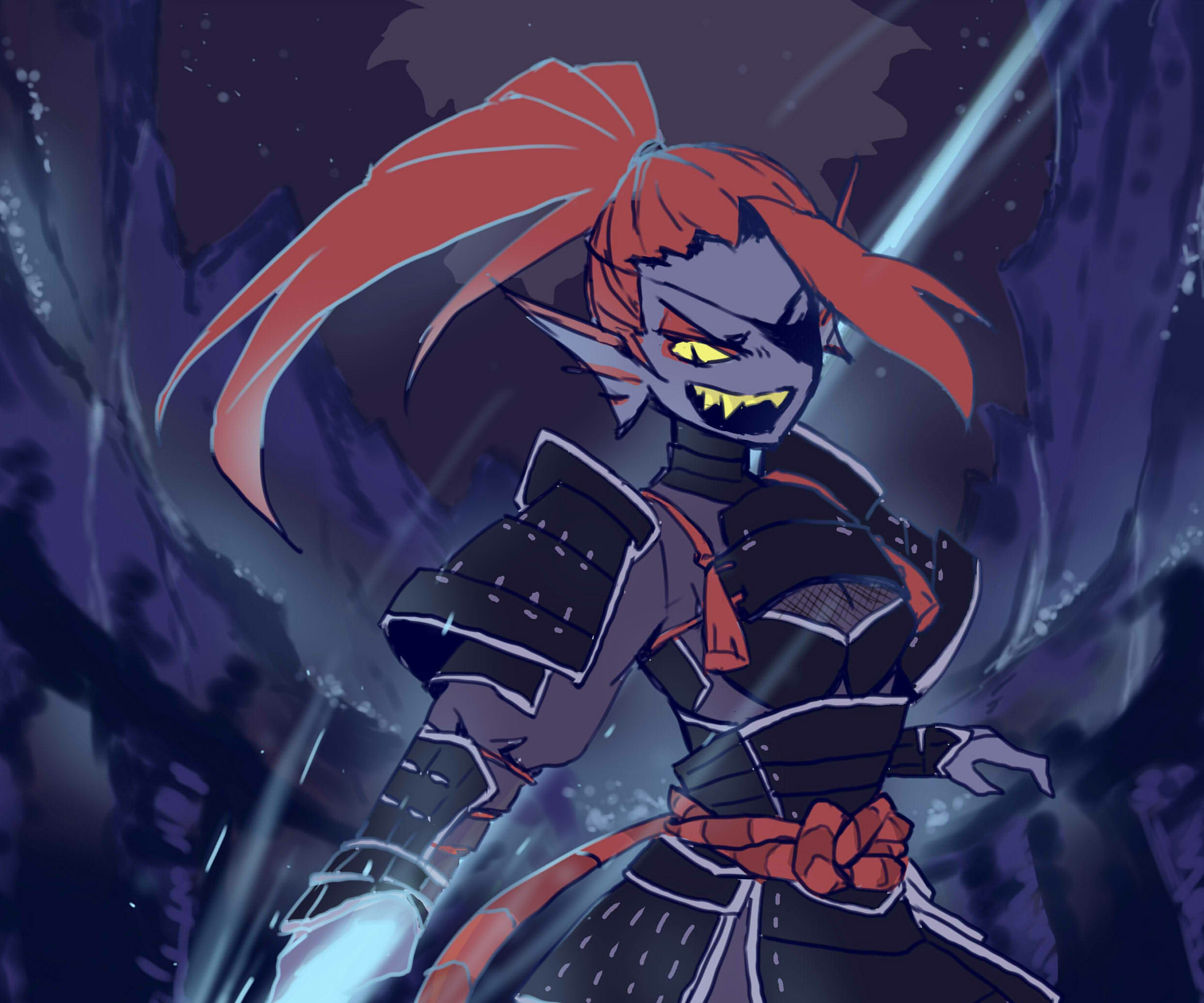 Undyne The Undying Undertale 2479x2066
