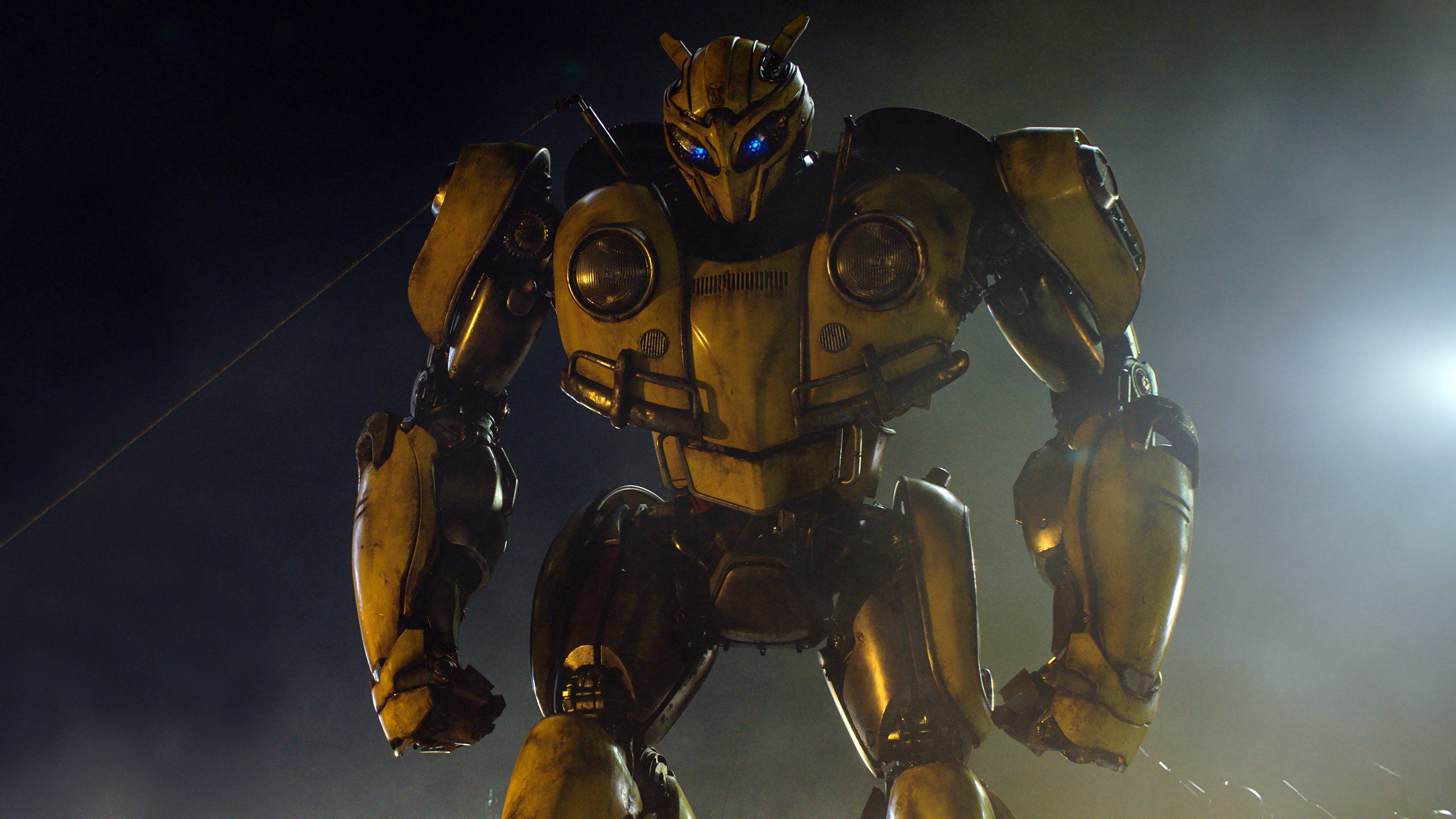 Transformers Bumblebee Robot Yellow 3840x2160