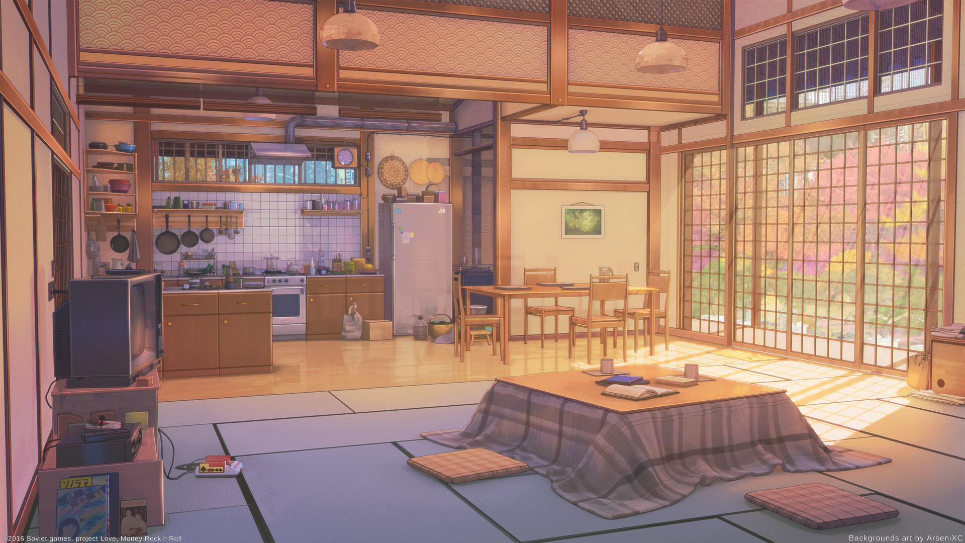 Anime Living Room Anime Scenary ArseniXC 1920x1080