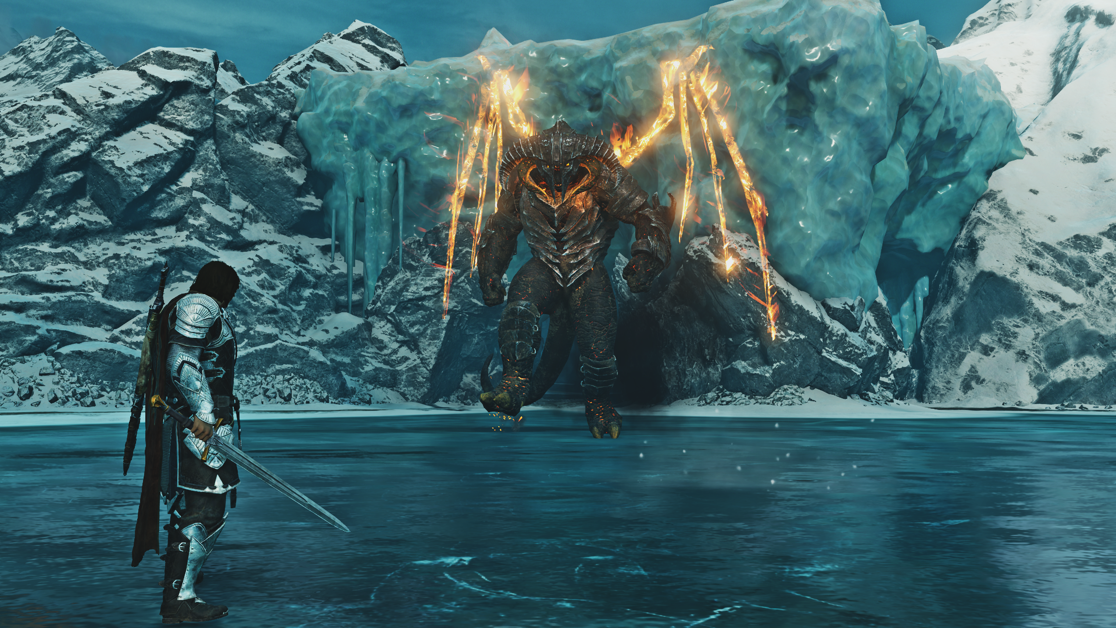 Middle Earth Shadow Of War Balrog Middle Earth The Lord Of The Rings Fantasy Art Shadow Of Mordor 3840x2160