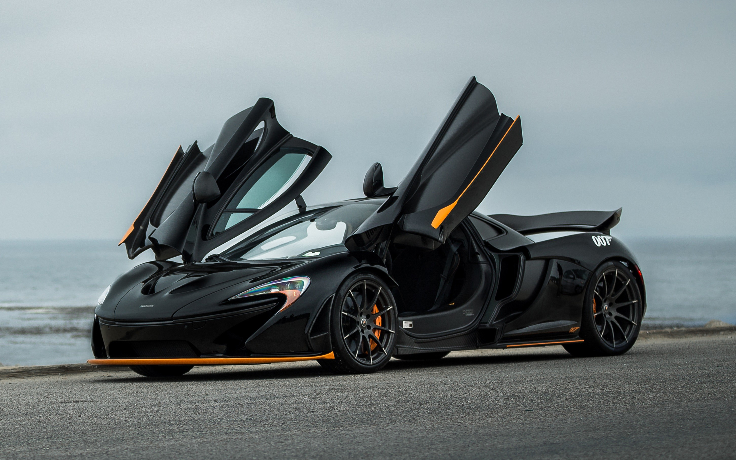 McLaren Car Vehicle Black Cars 2560x1600