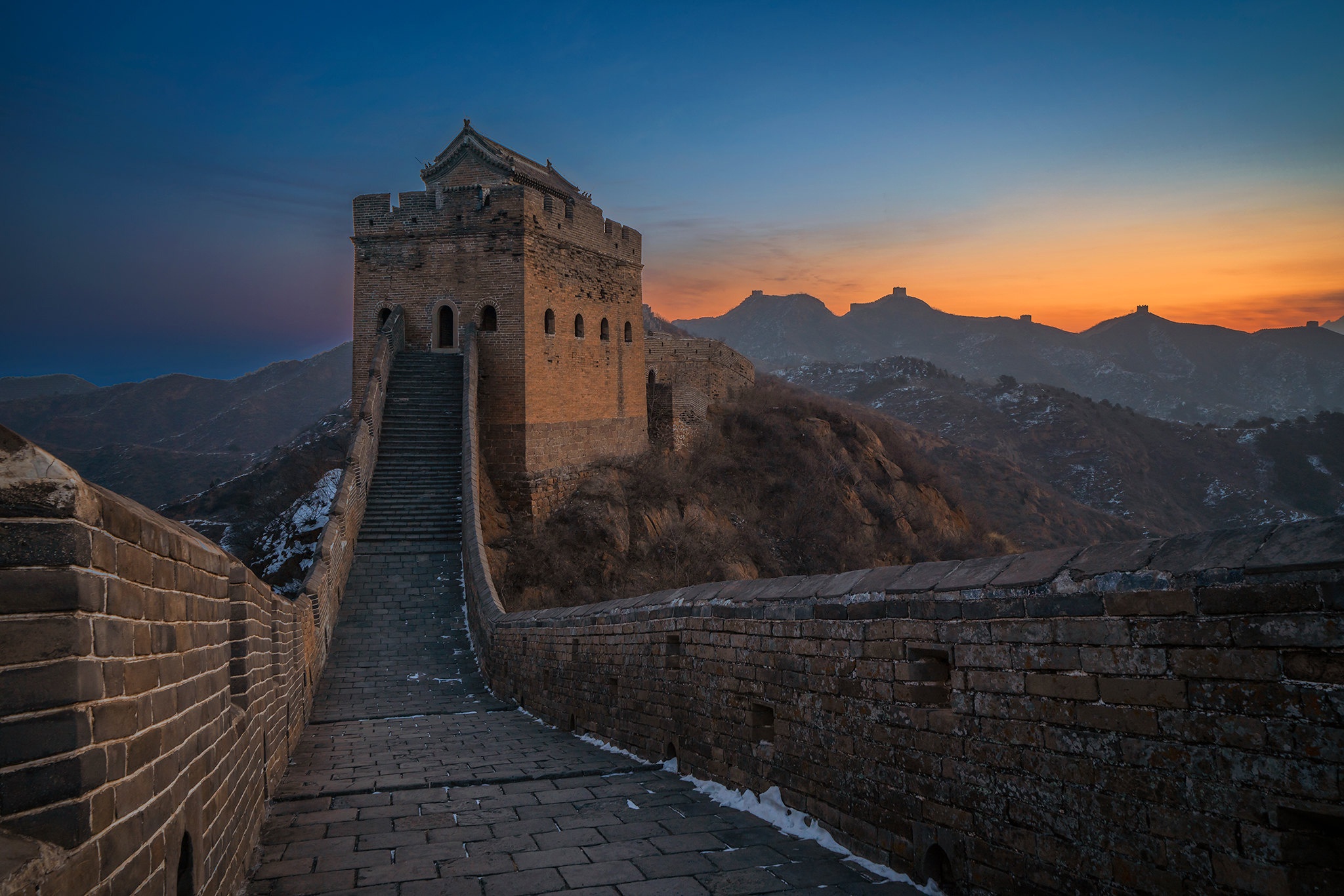 Man Made Great Wall Of China 2048x1366