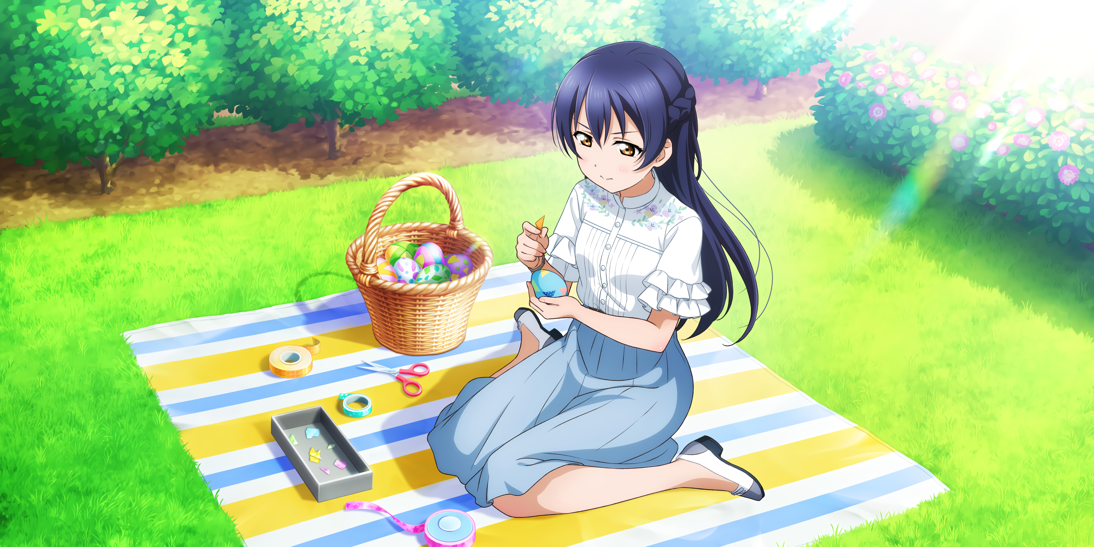 Sonoda Umi Love Live Anime Anime Girls Easter Eggs Easter 3600x1800