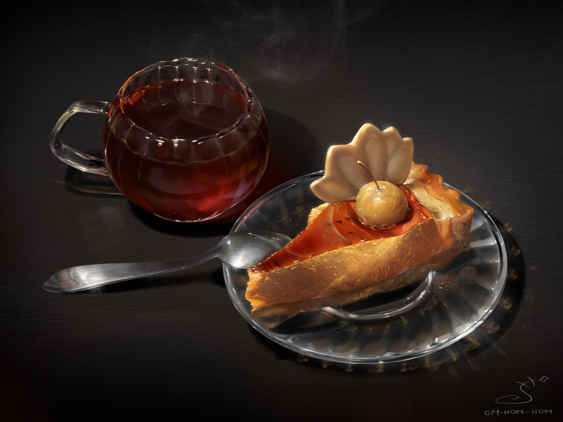 Artwork Food Tea Pie 1920x1440