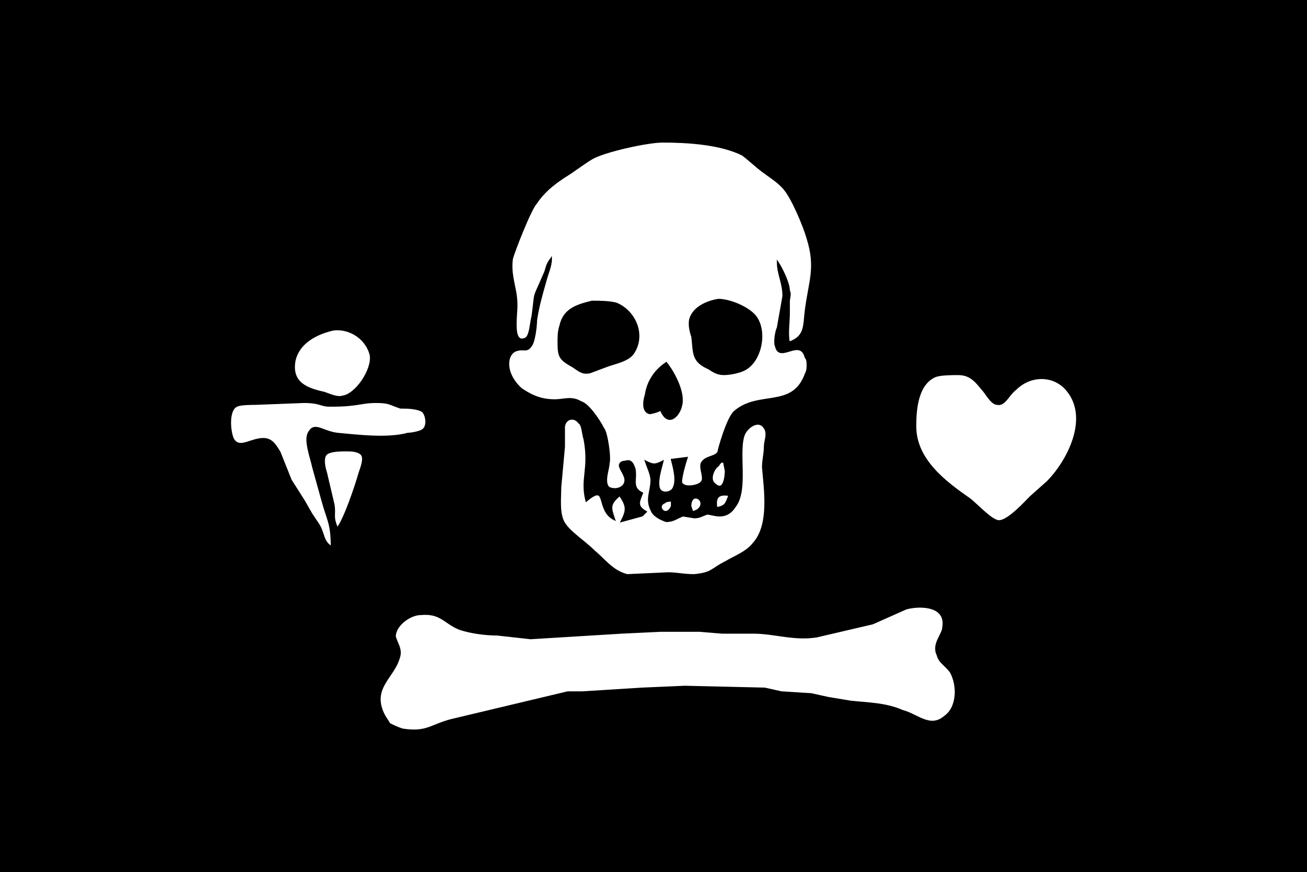 Pirates Flag Skull And Bones Skull 2560x1707