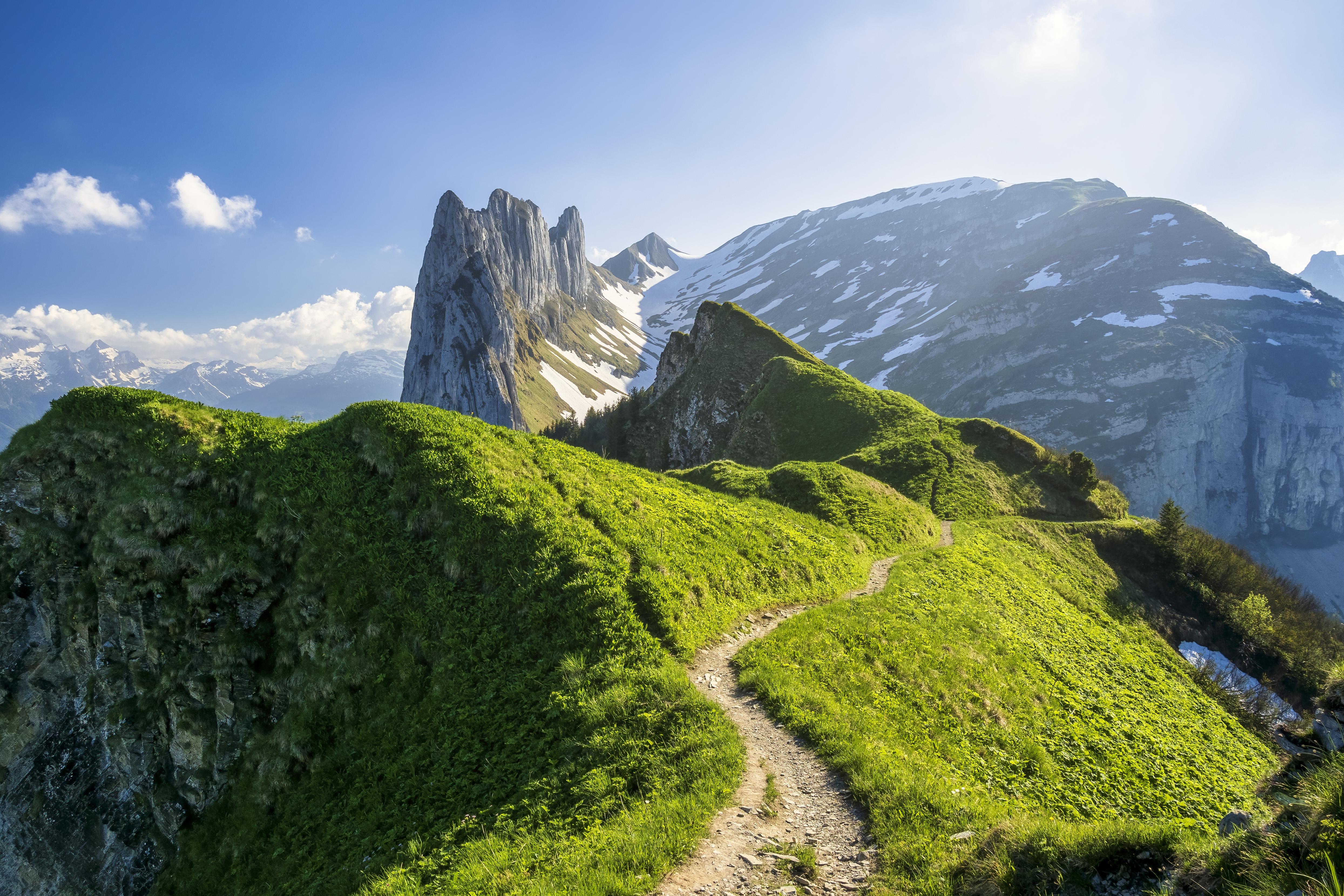 Nature Mountains Switzerland Alps 4979x3320
