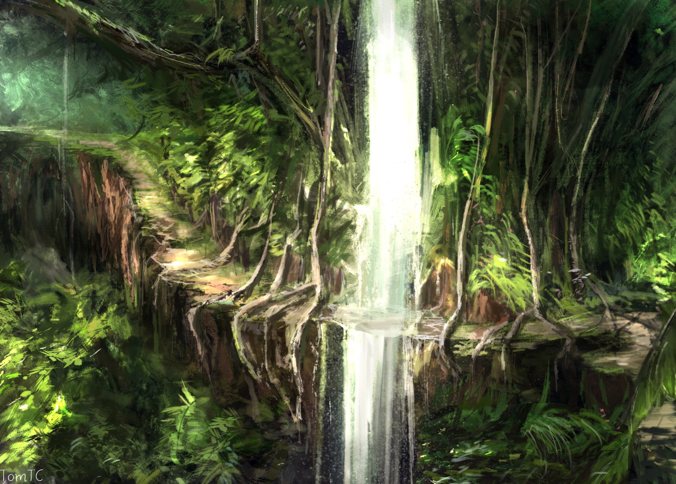 Fantasy Waterfall 2184x1563