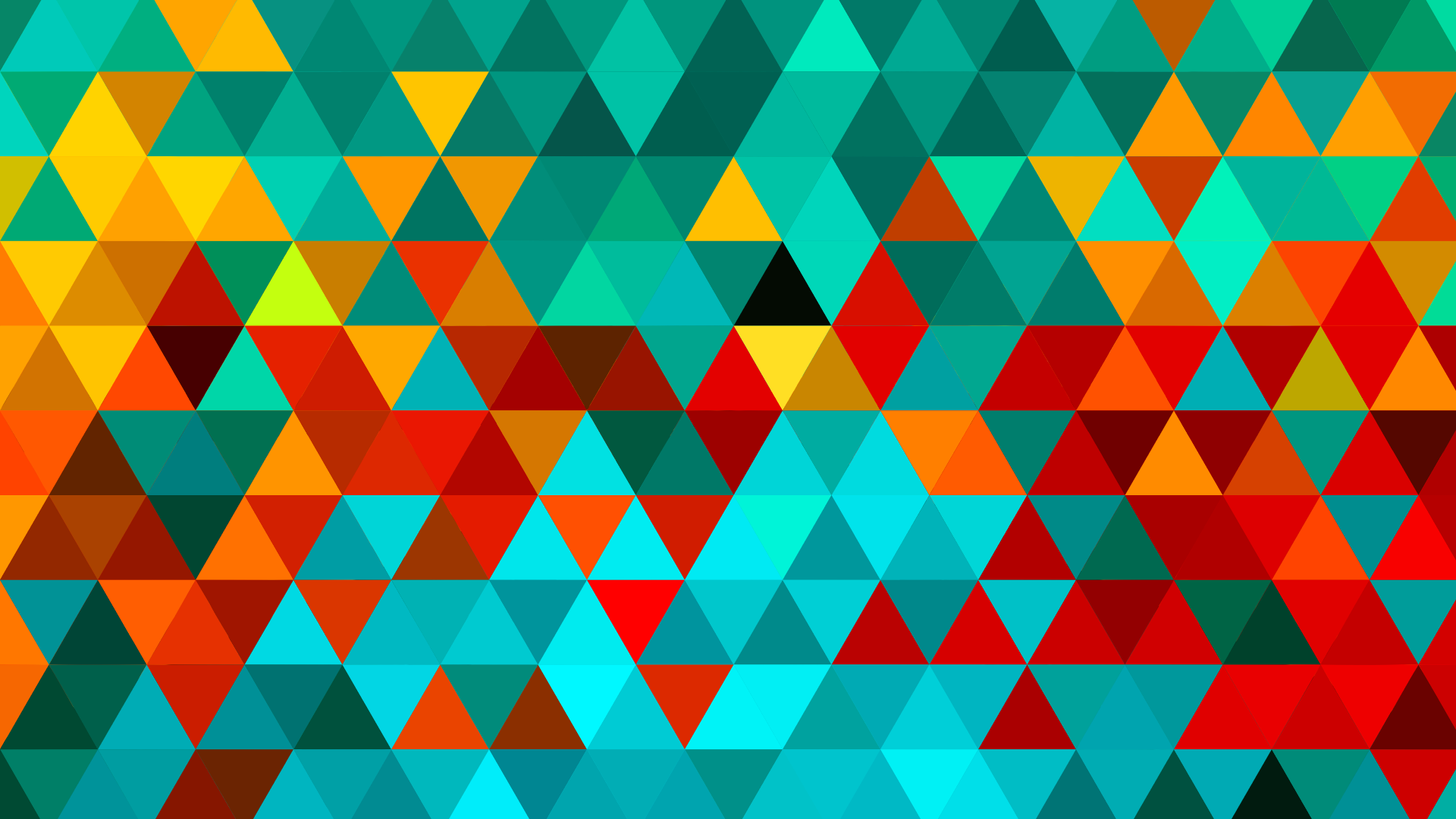 Low Poly Colorful Colors Shapes 1920x1080