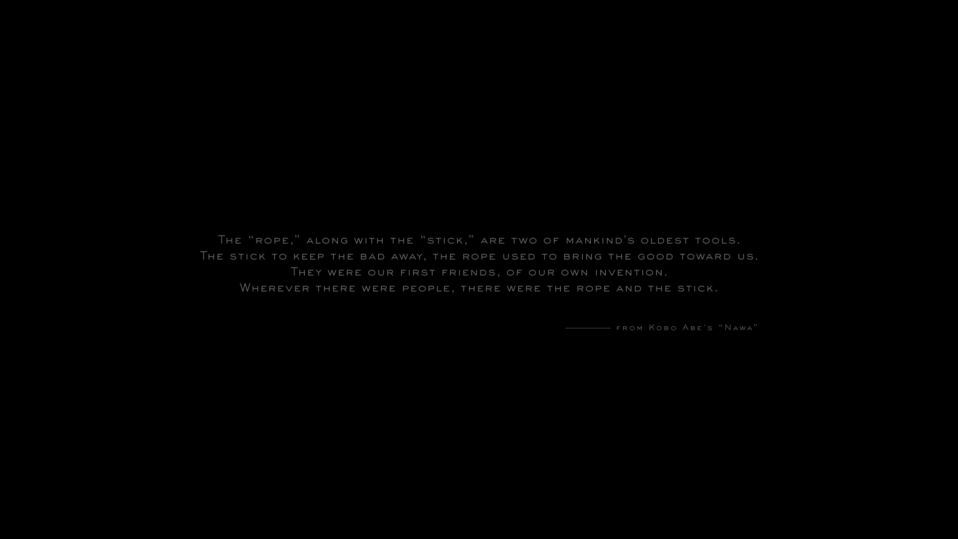 Video Game Art Death Stranding Quote 1920x1080