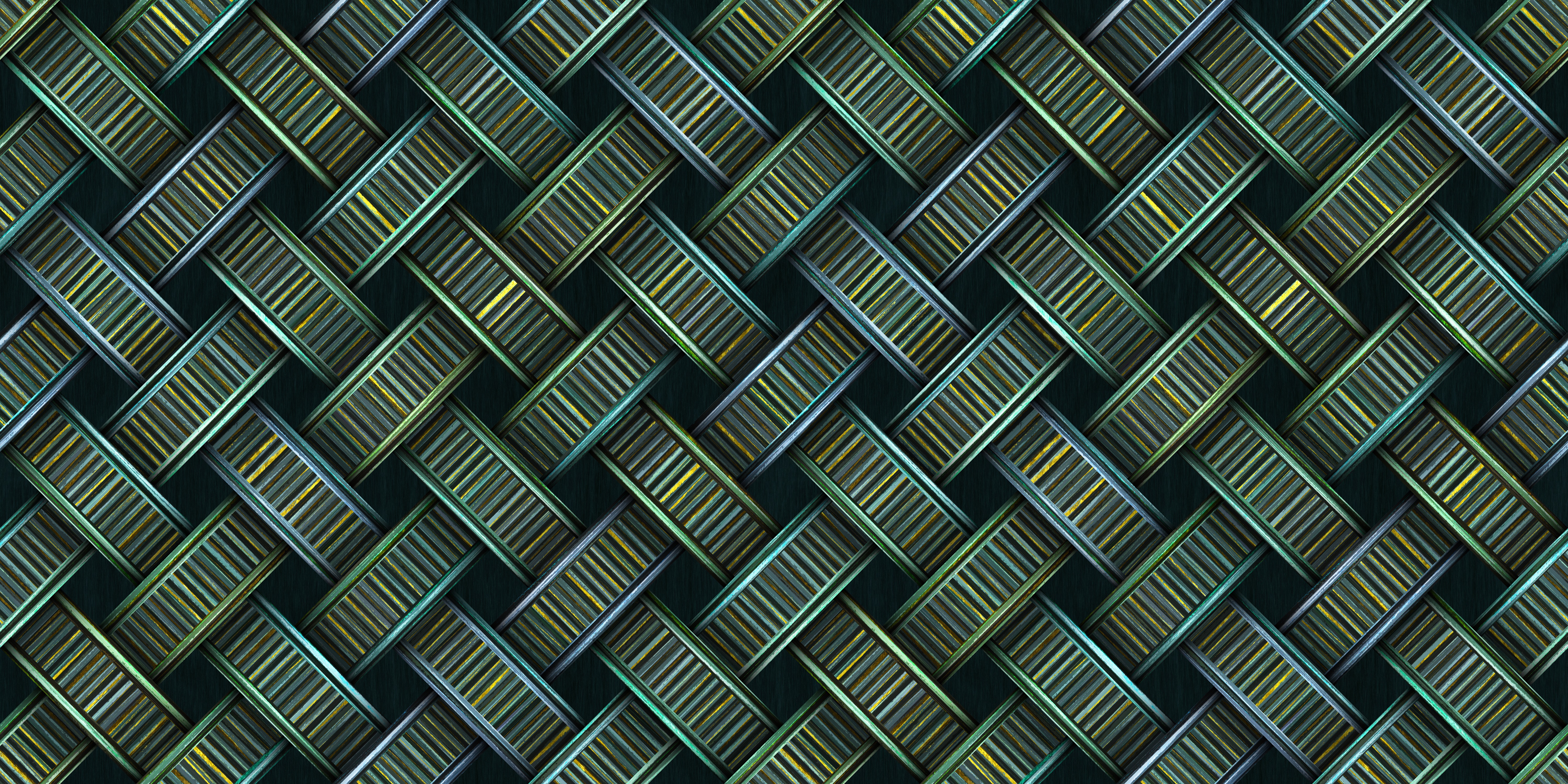 Texture Pattern 3D Vintage Abstract 3D Abstract Structure Grunge Metal Colorful Stripe Green 6000x3000