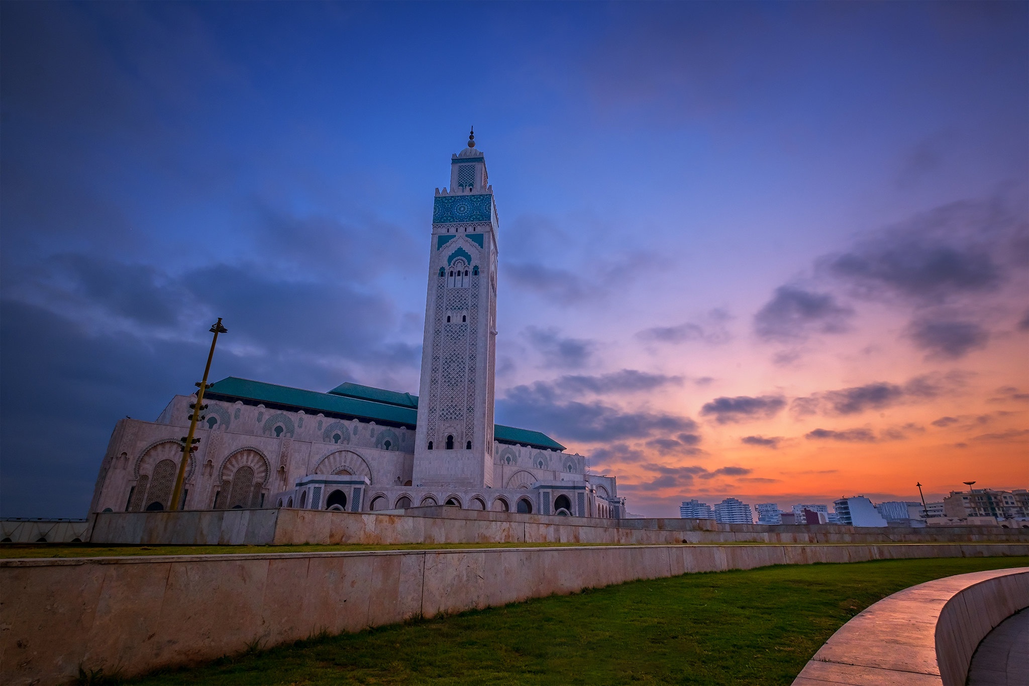 Religious Hassan Ii Mosque 2048x1365