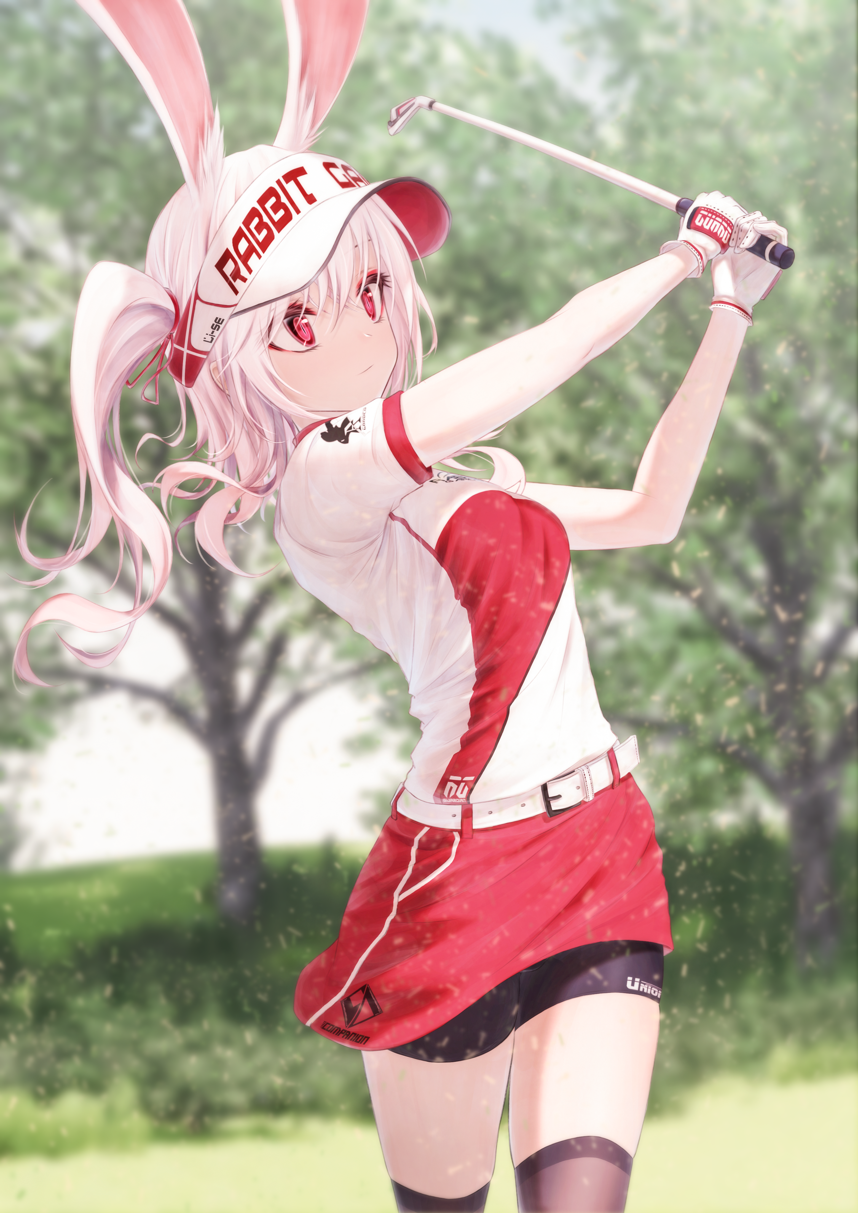 Anime Anime Girls Golf Bunny Ears 2894x4093