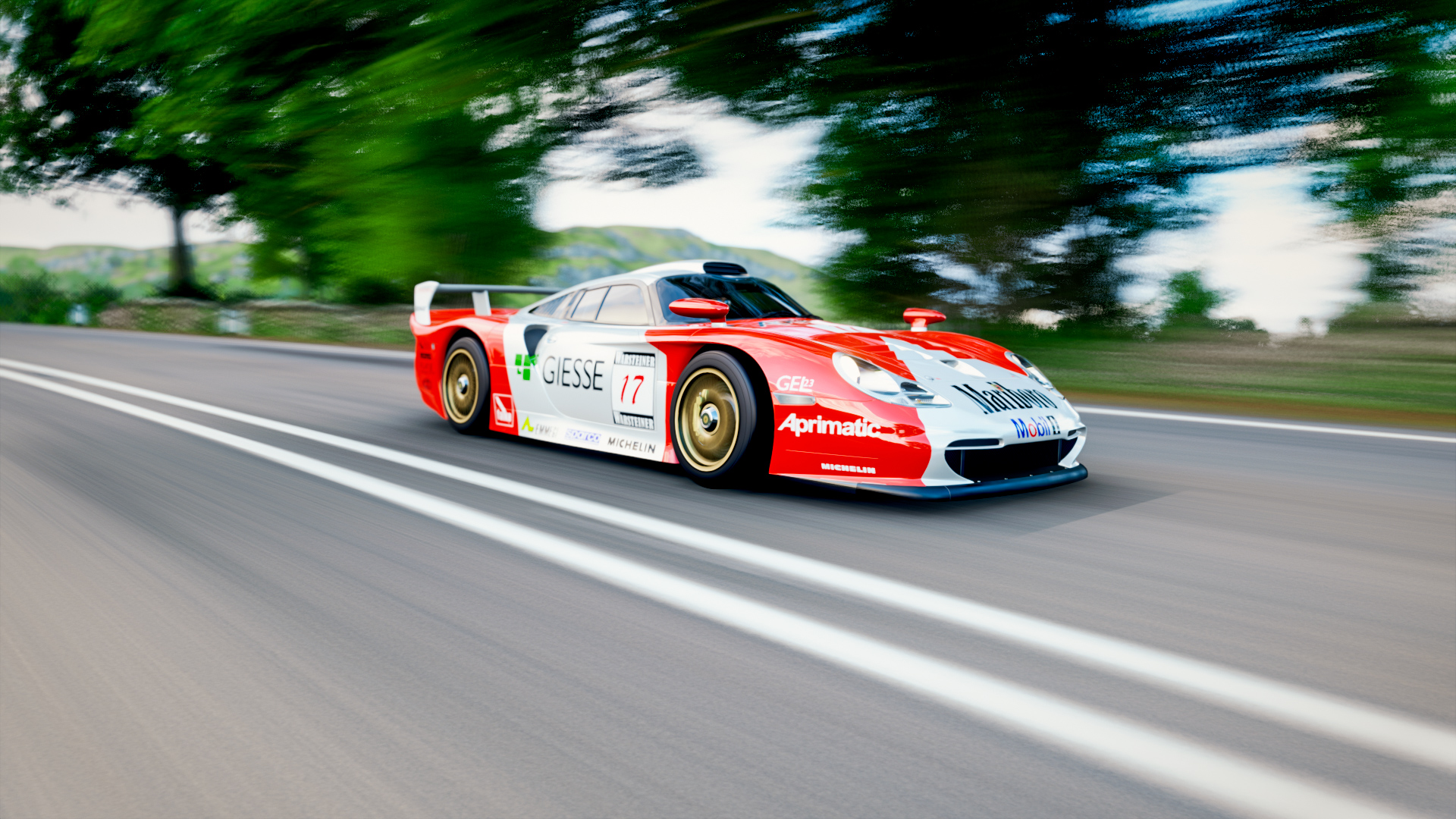 Porsche 911 GT1 Strasenversion Forza Horizon 4 Marlboro Michelin Le Mans 1920x1080