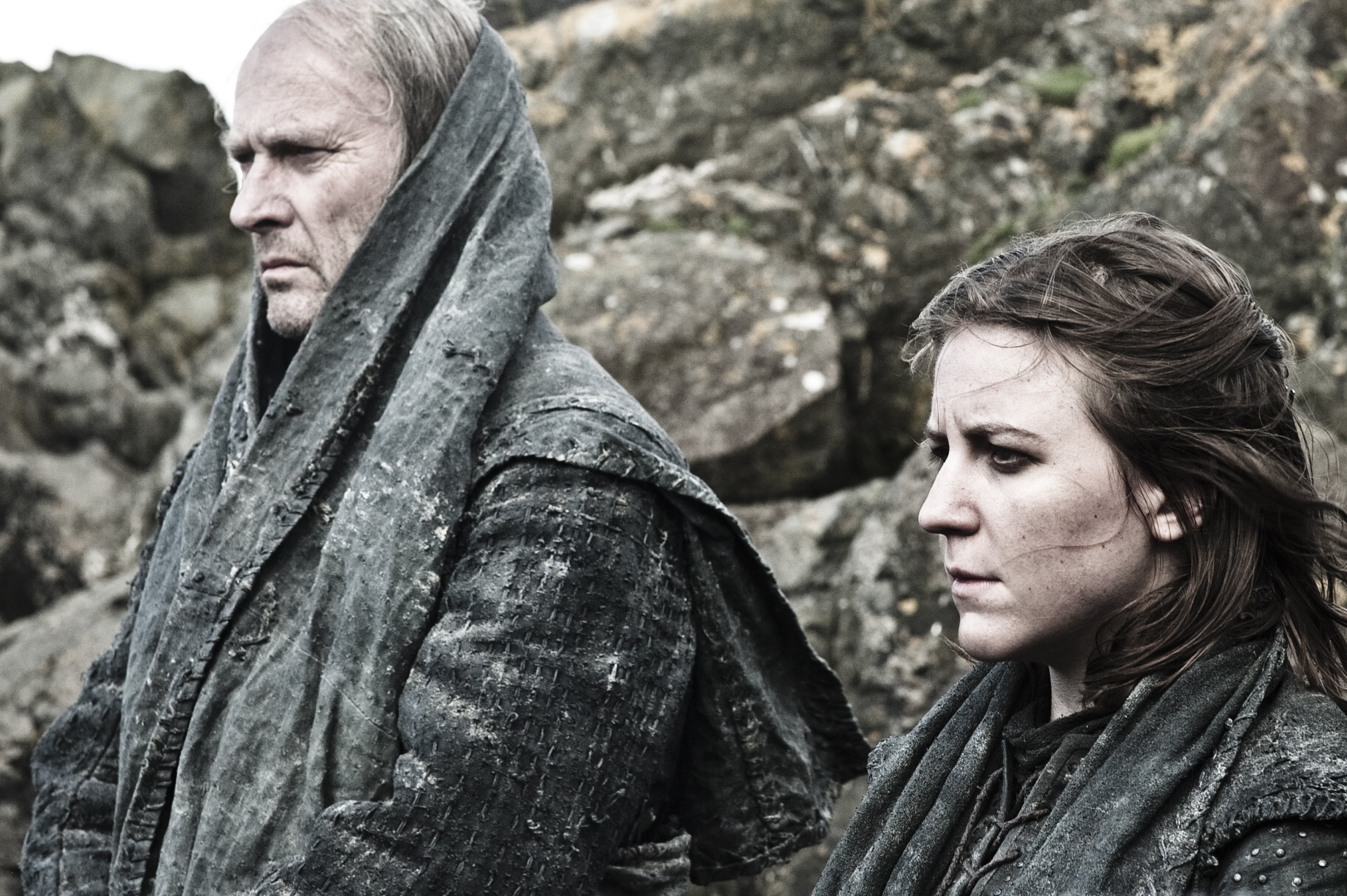 Yara Greyjoy Balon Greyjoy Gemma Whelan Patrick Malahide 3000x1996