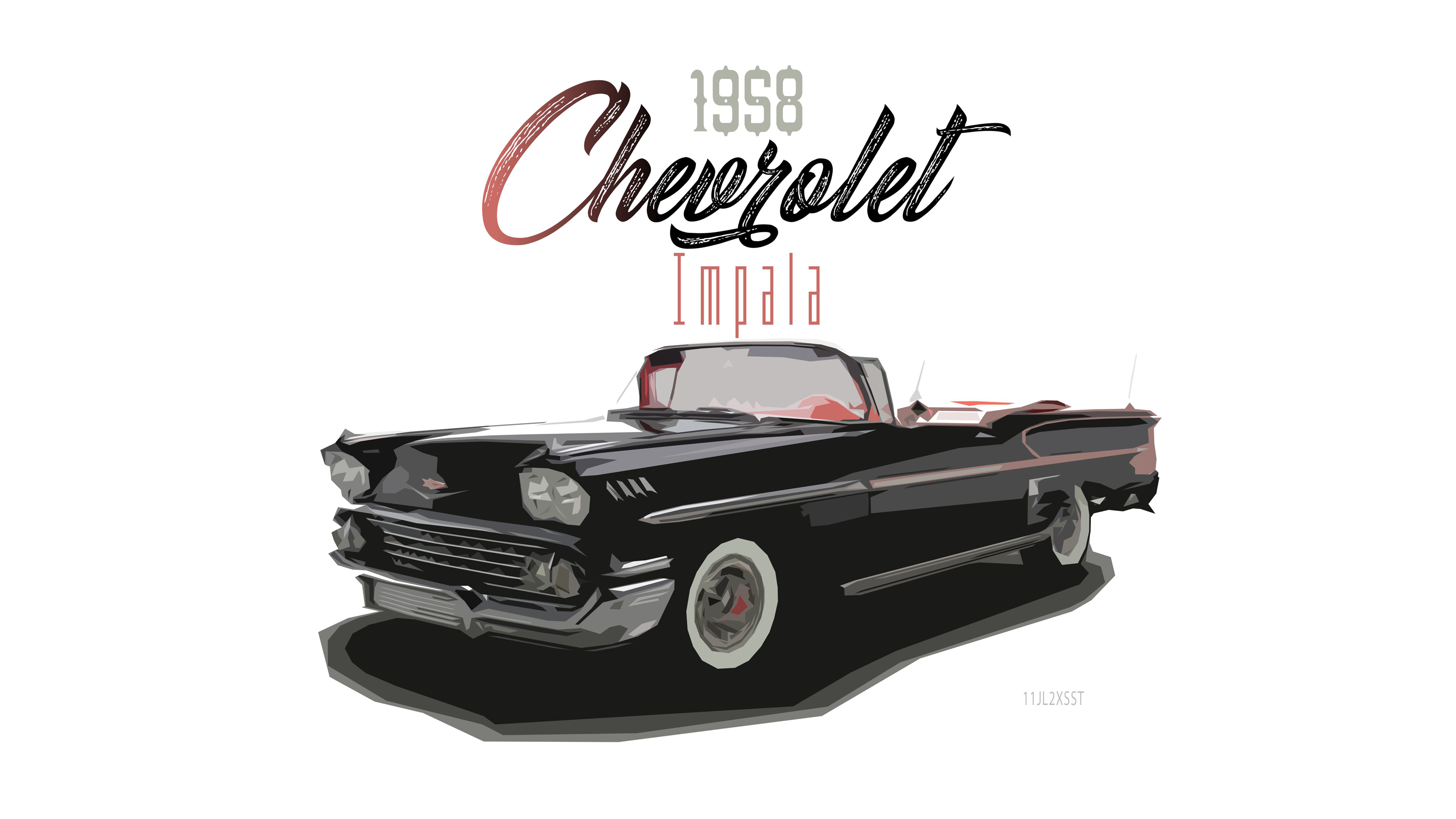 Chevrolet Car Artistic Vintage Car Digital Art Retro Classic Car 3000x1688