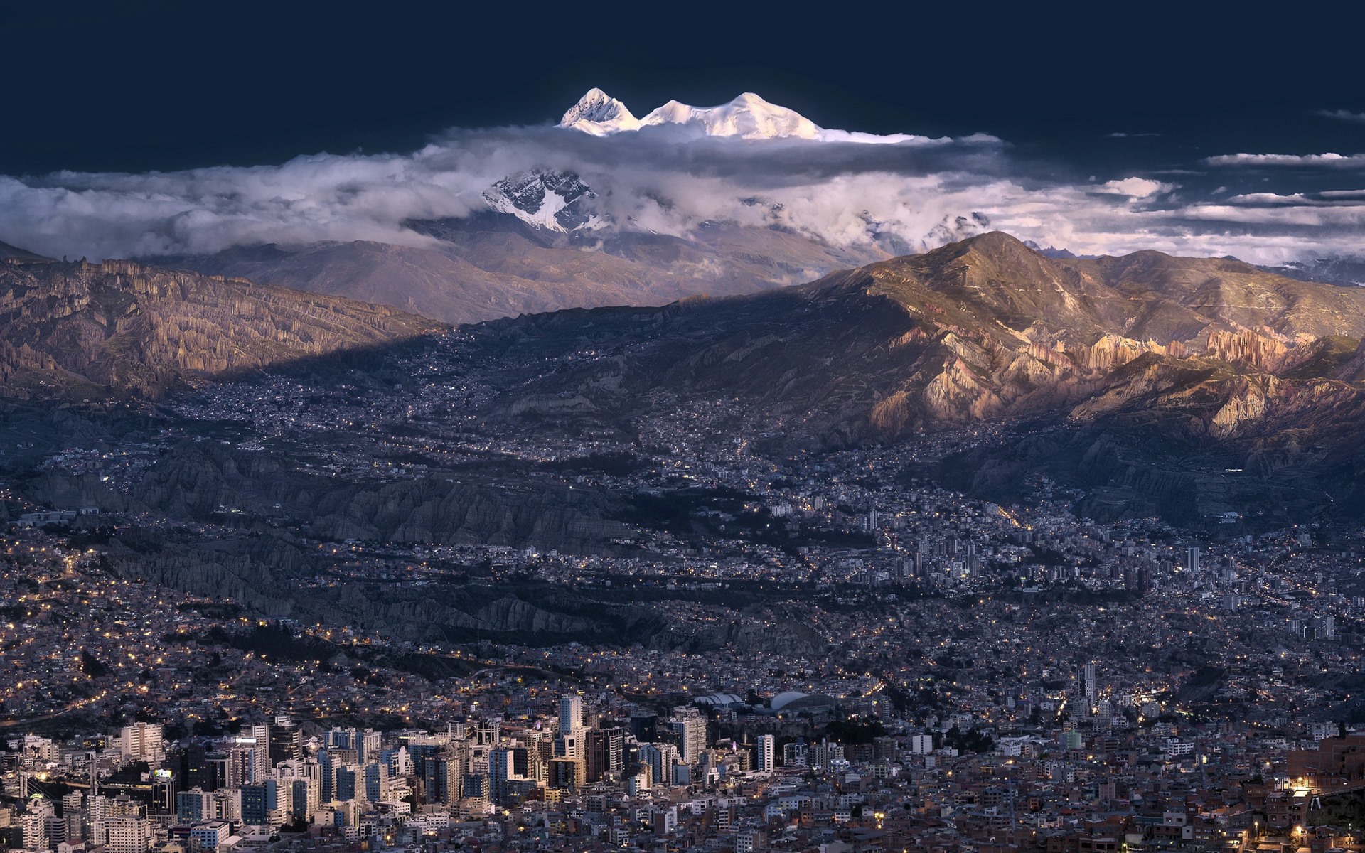 Bolivia Mountain La Paz Illimani 1920x1200