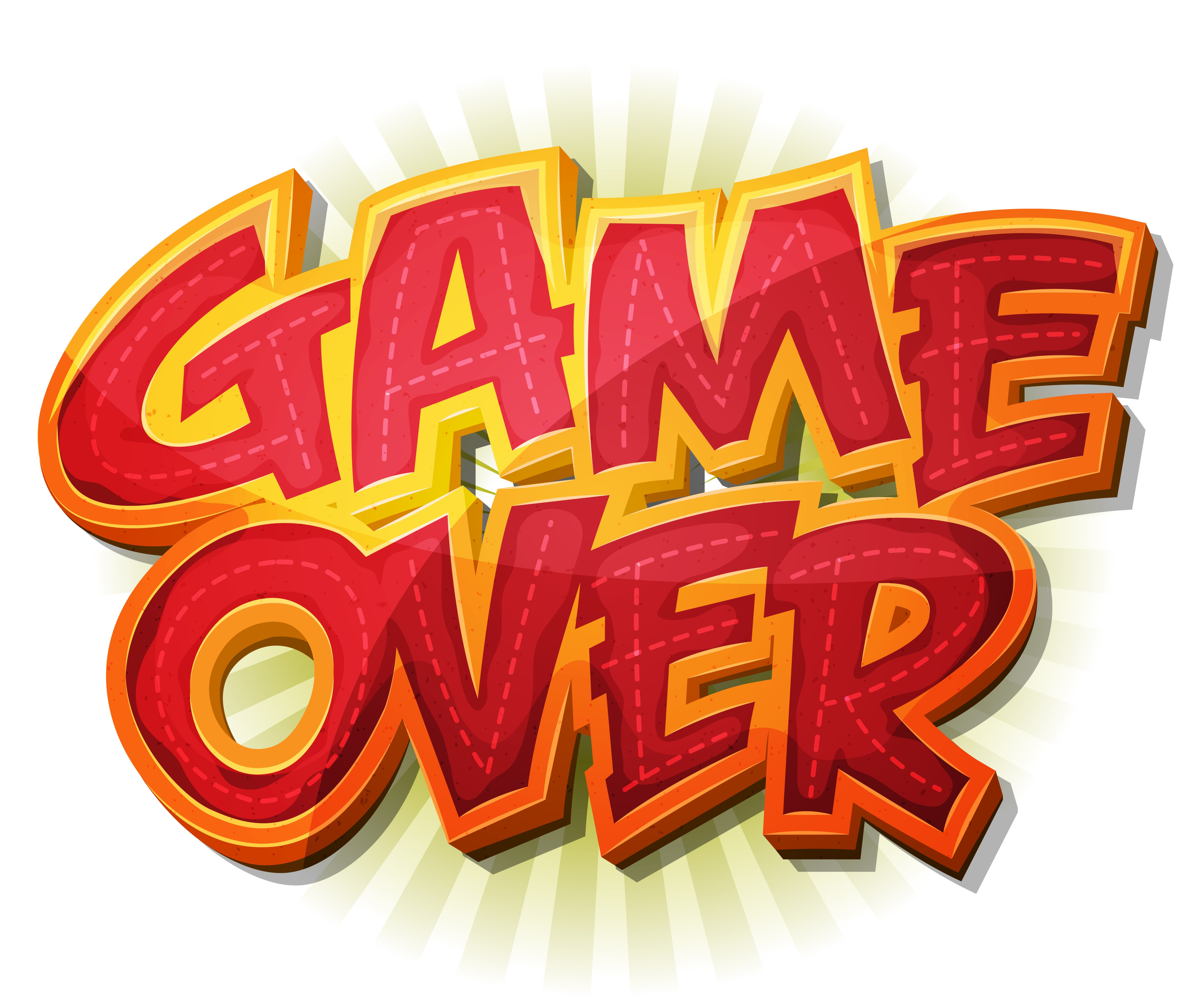 Video Game Game Over 5000x4167