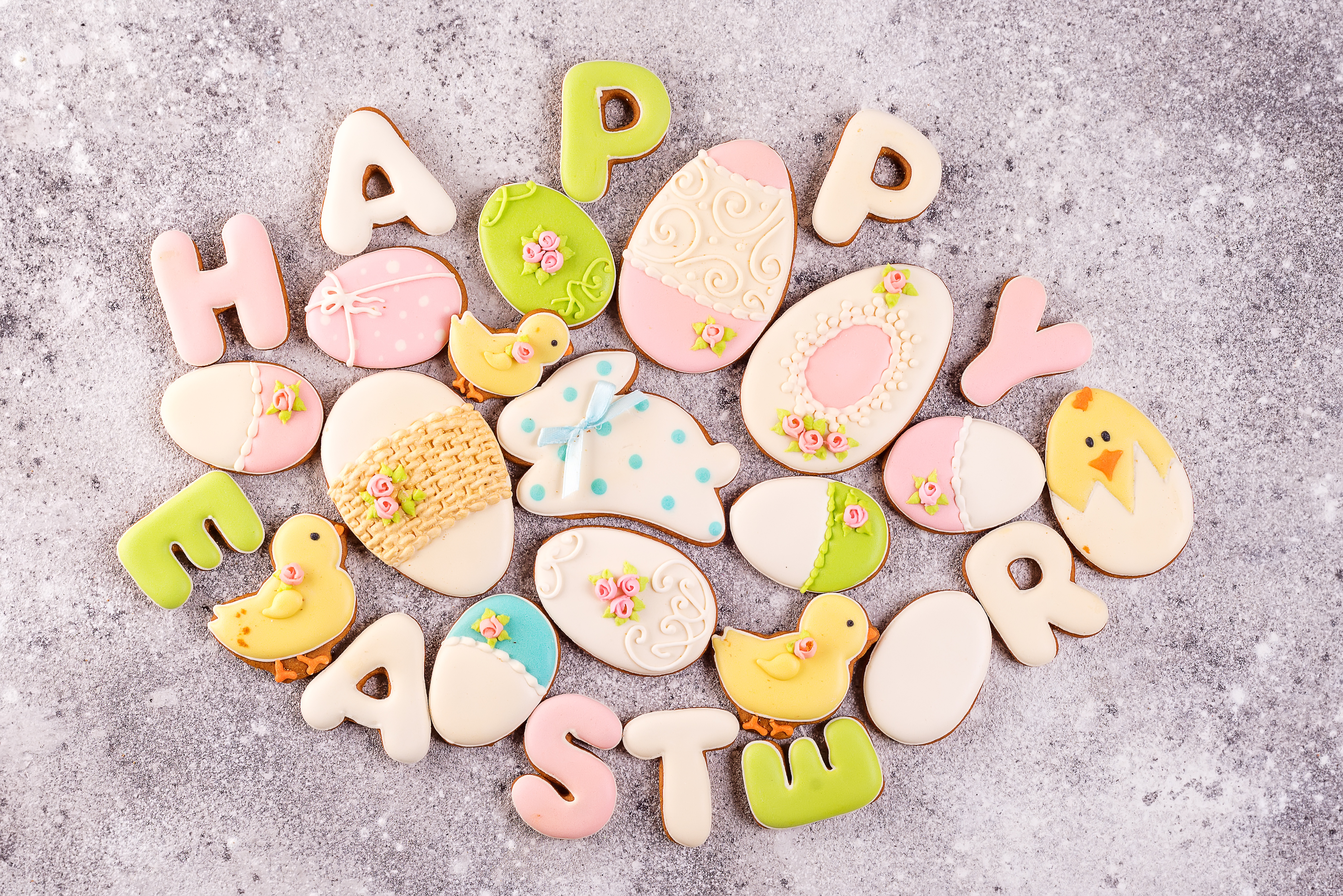 Happy Easter Cookie 6016x4016