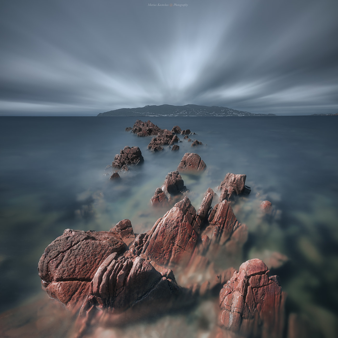 Marius Kasteckas Landscape Sky Rocks Horizon Overcast Nature Water 1300x1300