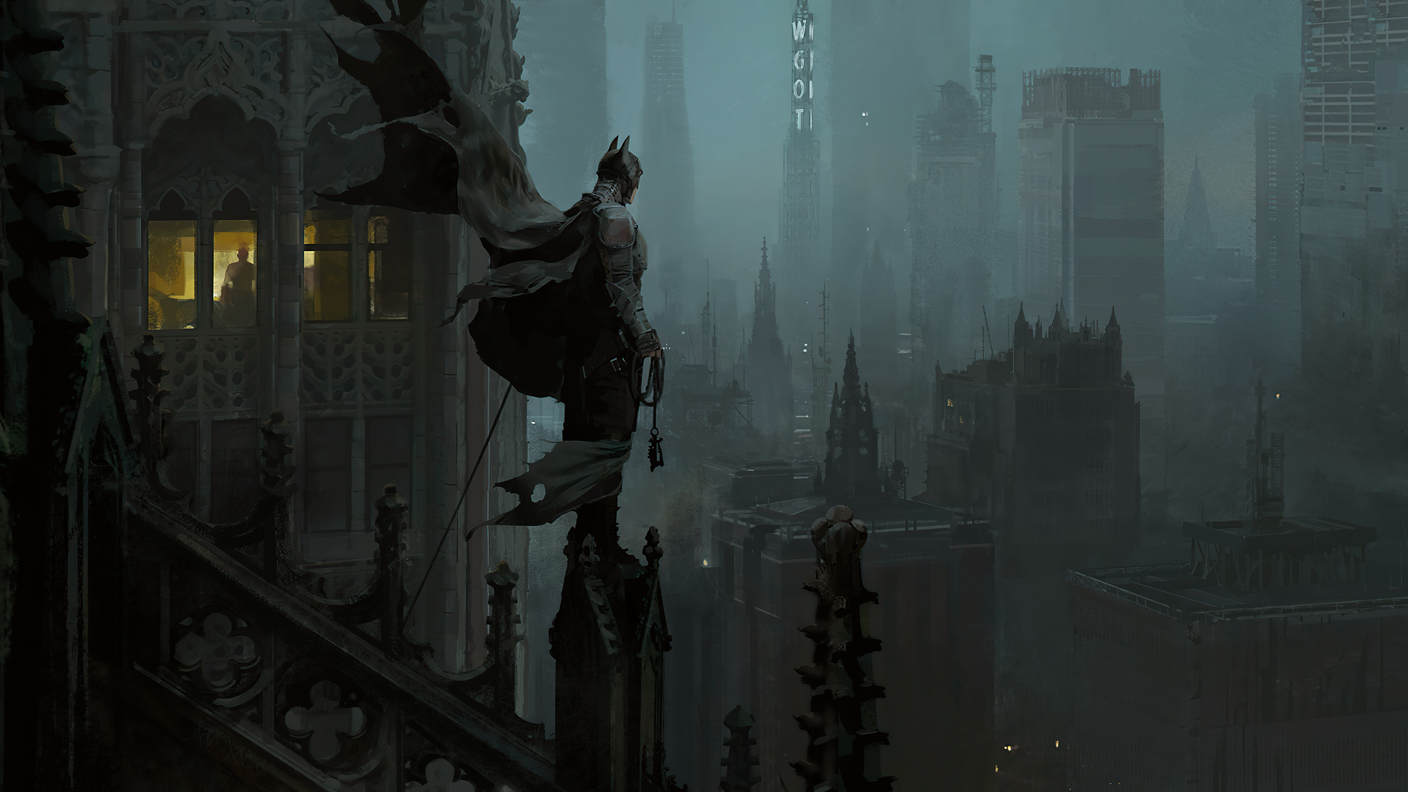 The Batman 2021 Concept Art Gotham Gotham City DC Comics Batman 4500x2532