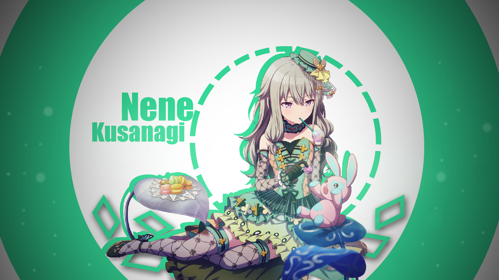 Project Sekai Colorful Stage Green Eyes Anime Girls Eating 1920x1080
