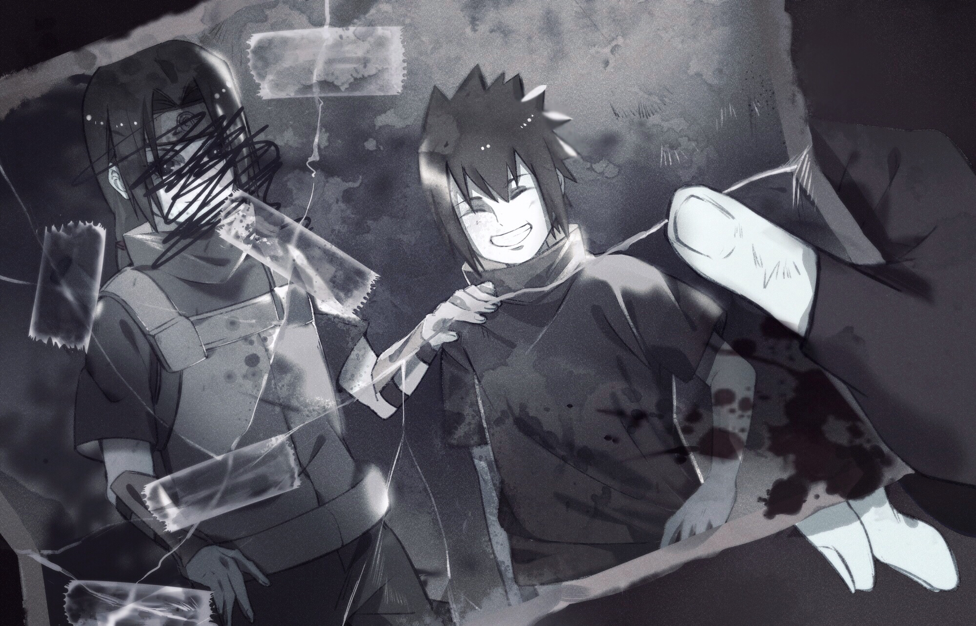 Blood Brothers, last, moments, sasuke, itachi, HD wallpaper | Peakpx