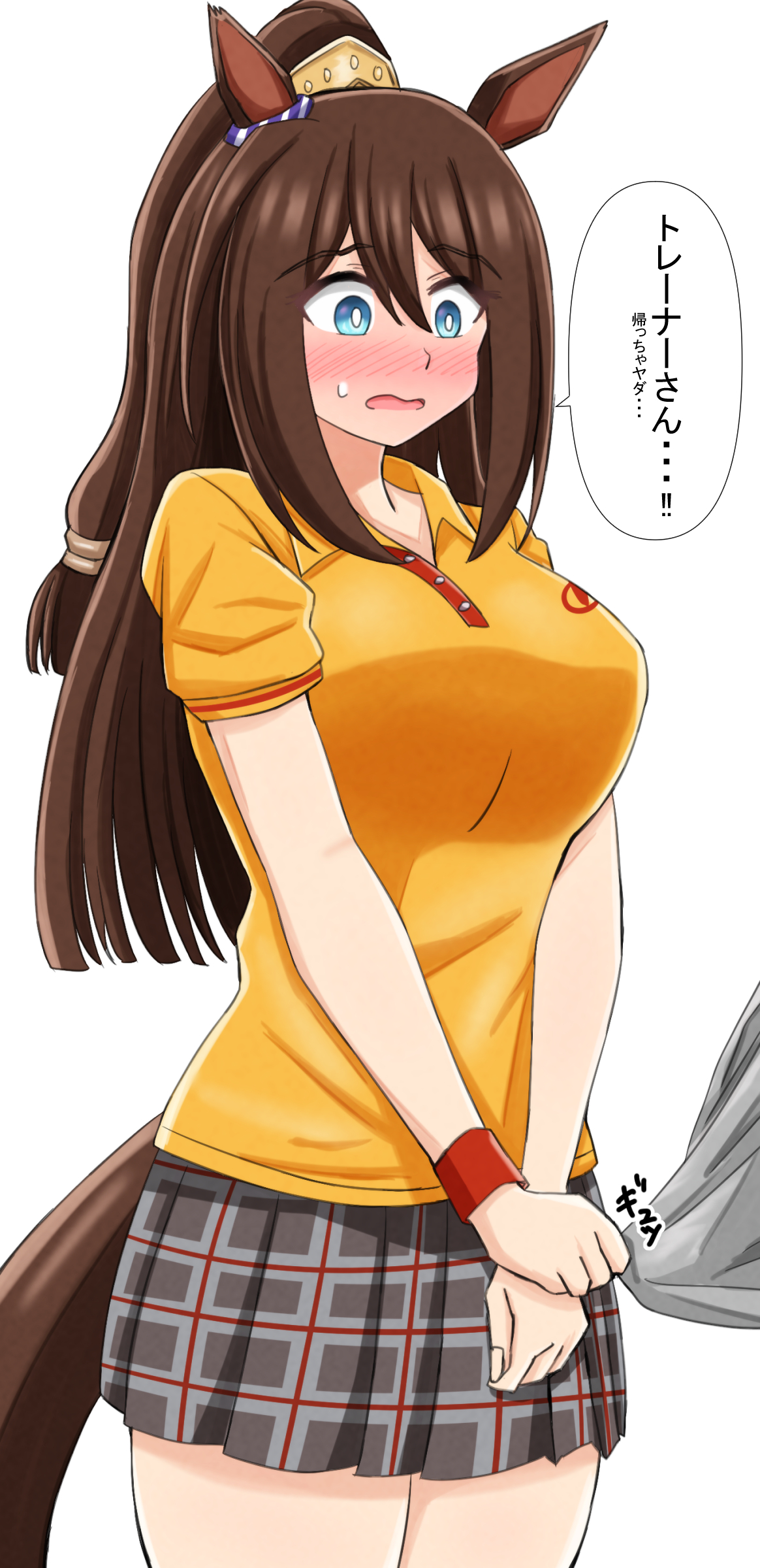 Anime Anime Girls Long Hair Ponytail Brunette El Condor Pasa Uma Musume Uma Musume Pretty Derby Hors 1164x2400