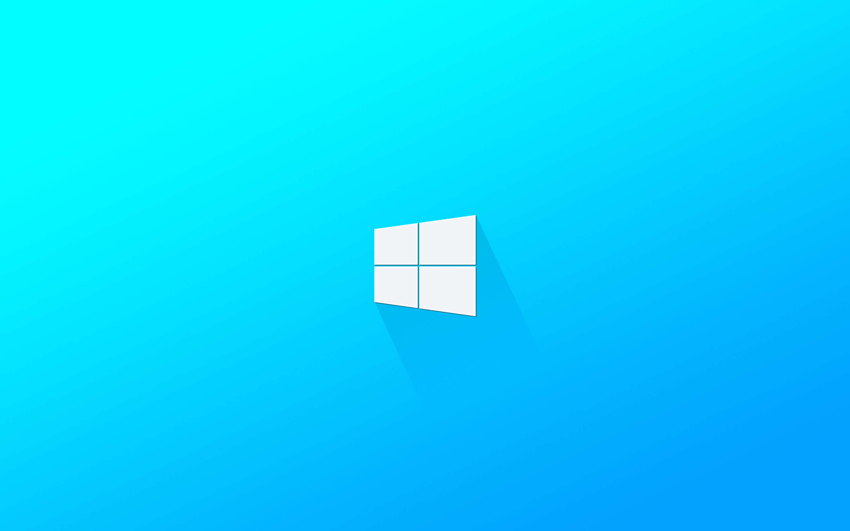 Minimalism Logo Windows 10 Windows 11 Blue Background Simple Background 2880x1800