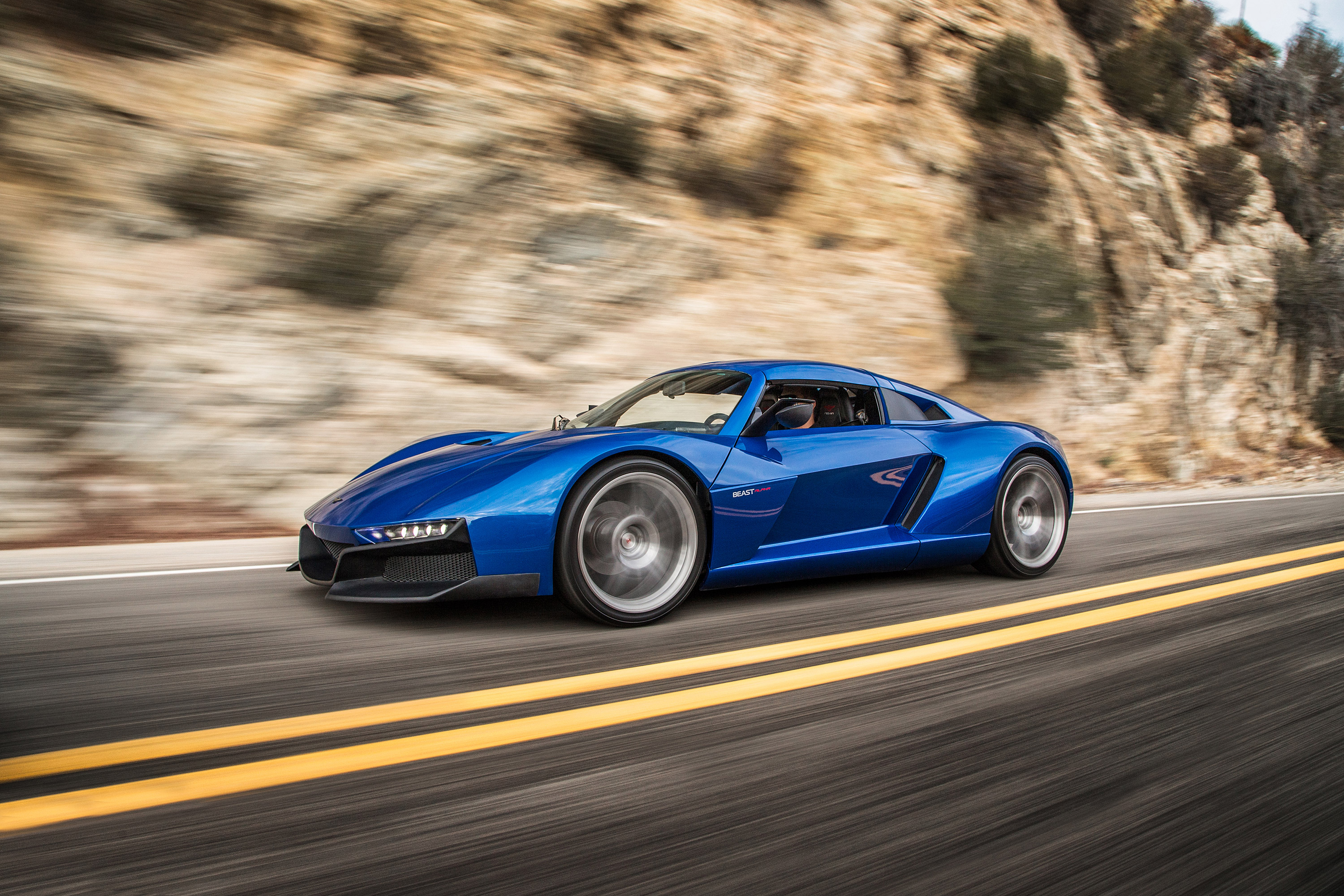 Car Blue Car Sport Car Rezvani 3000x2000