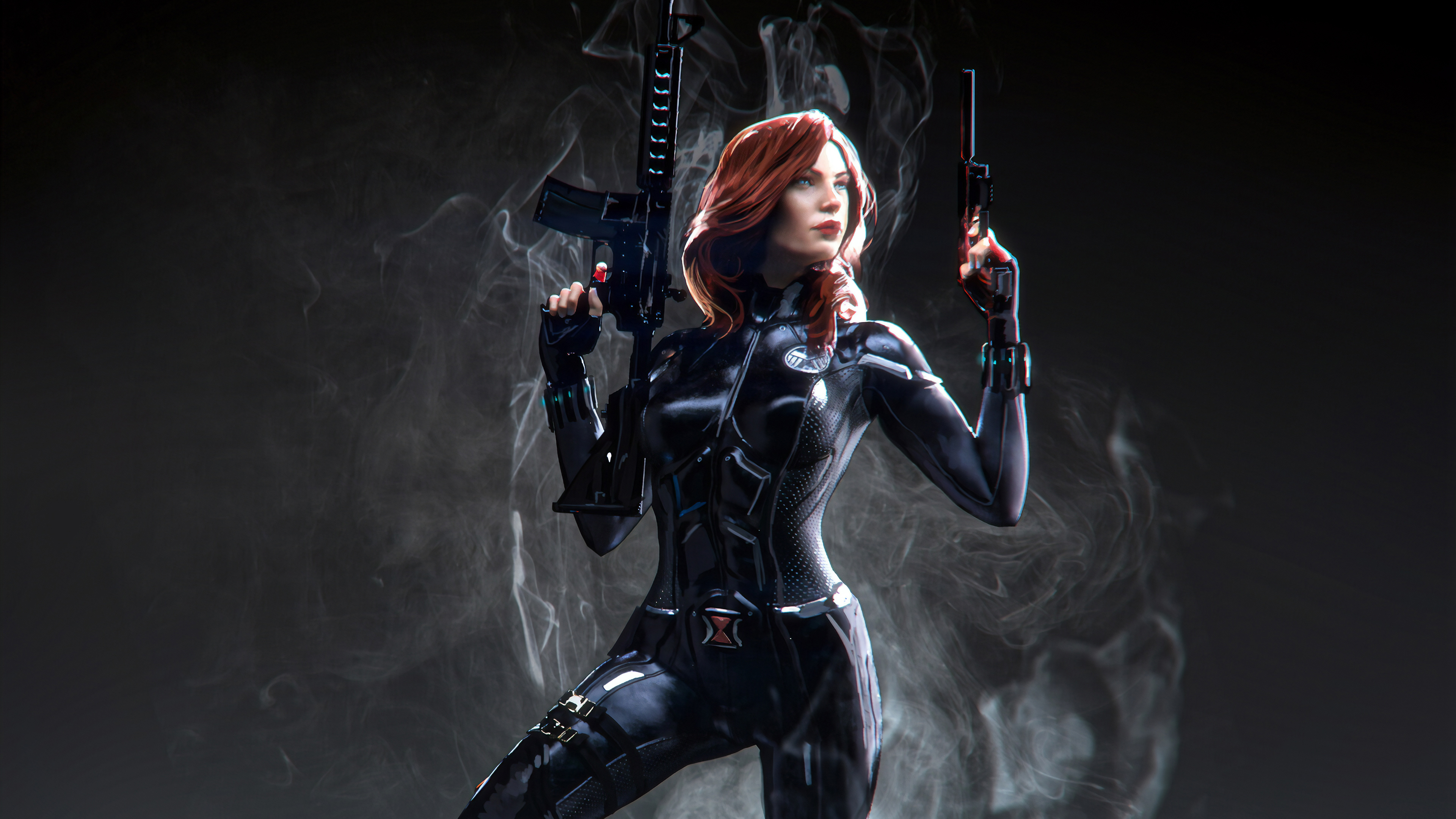 Marvel Comics Marvel Cinematic Universe Black Widow Charles Logan 3840x2160
