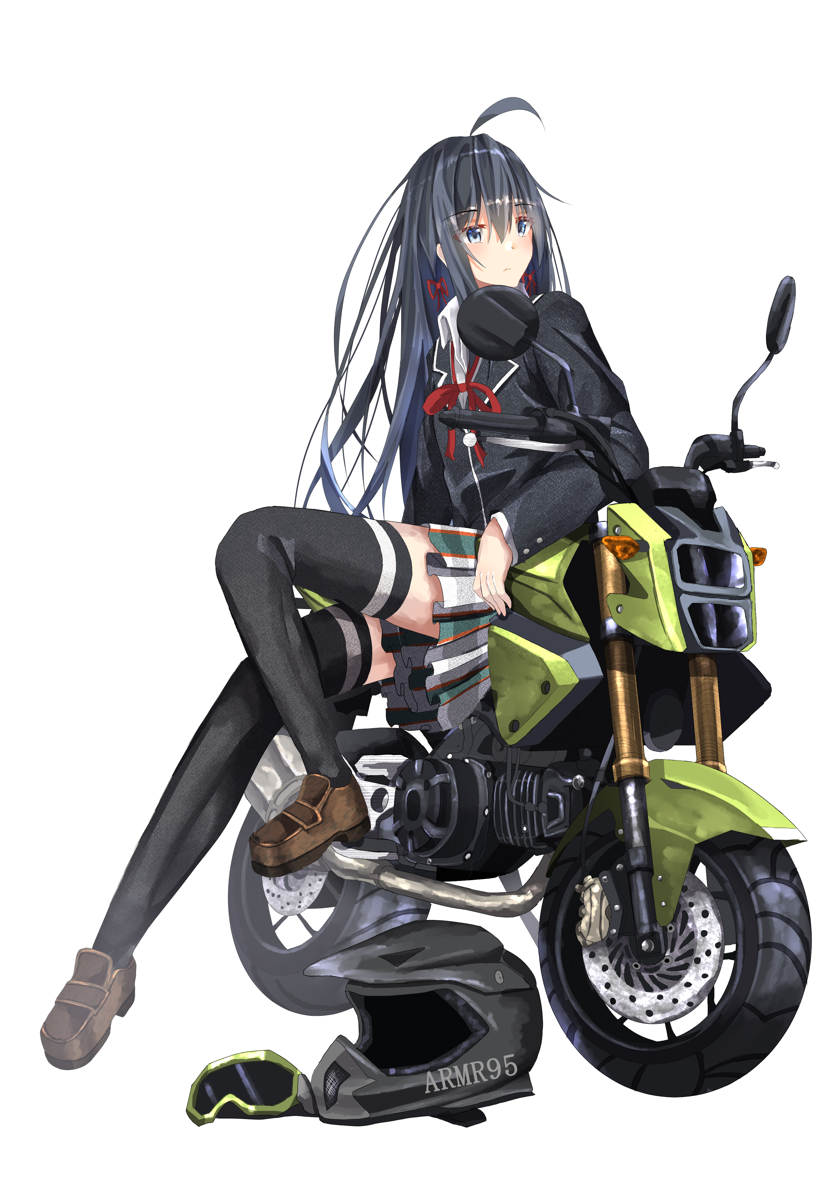Yahari Ore No Seishun Love Comedy Wa Machigatteiru Anime Yukinoshita Yukino Anime Girls Motorcycle S 2894x4093