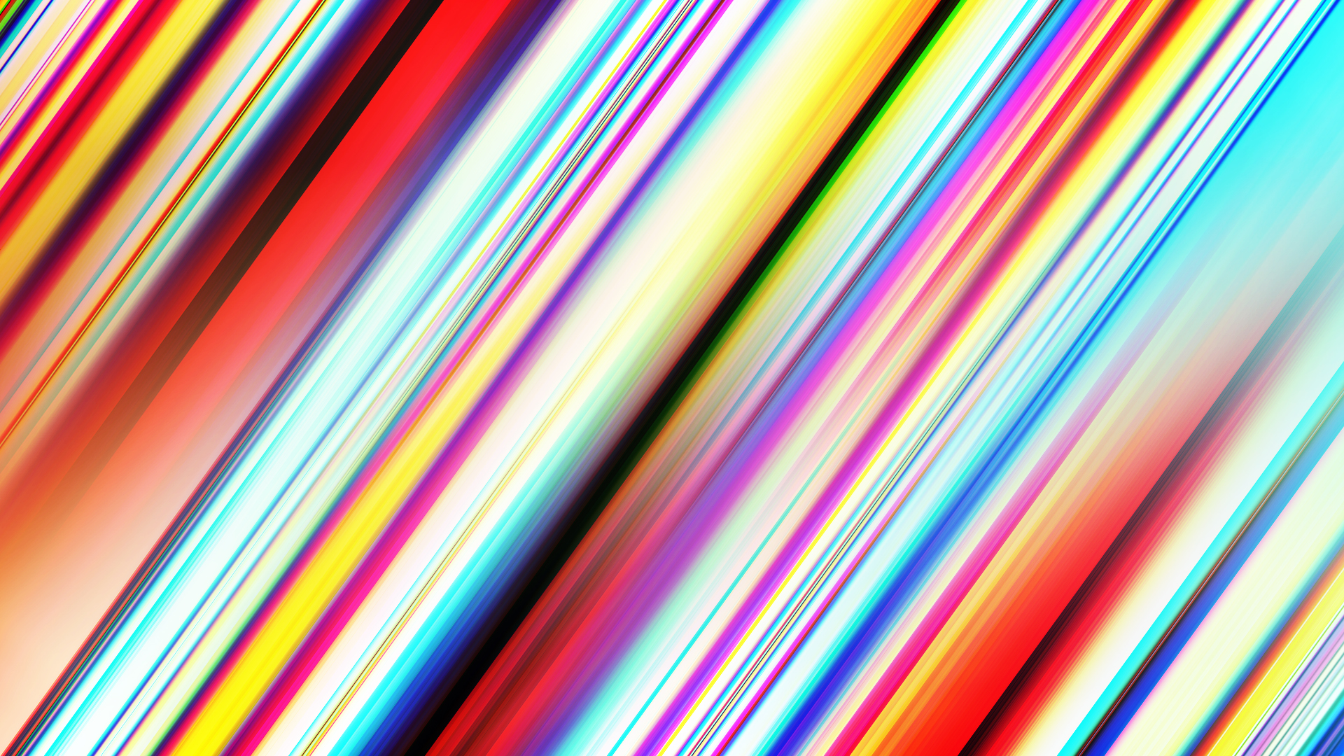 Stripes Geometry Colorful Digital Art Gradient Blur 1920x1080