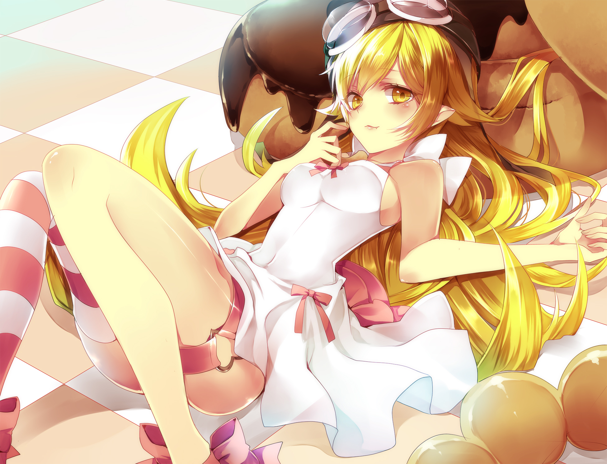 Monogatari Series Oshino Shinobu Anime Girls 1950x1493