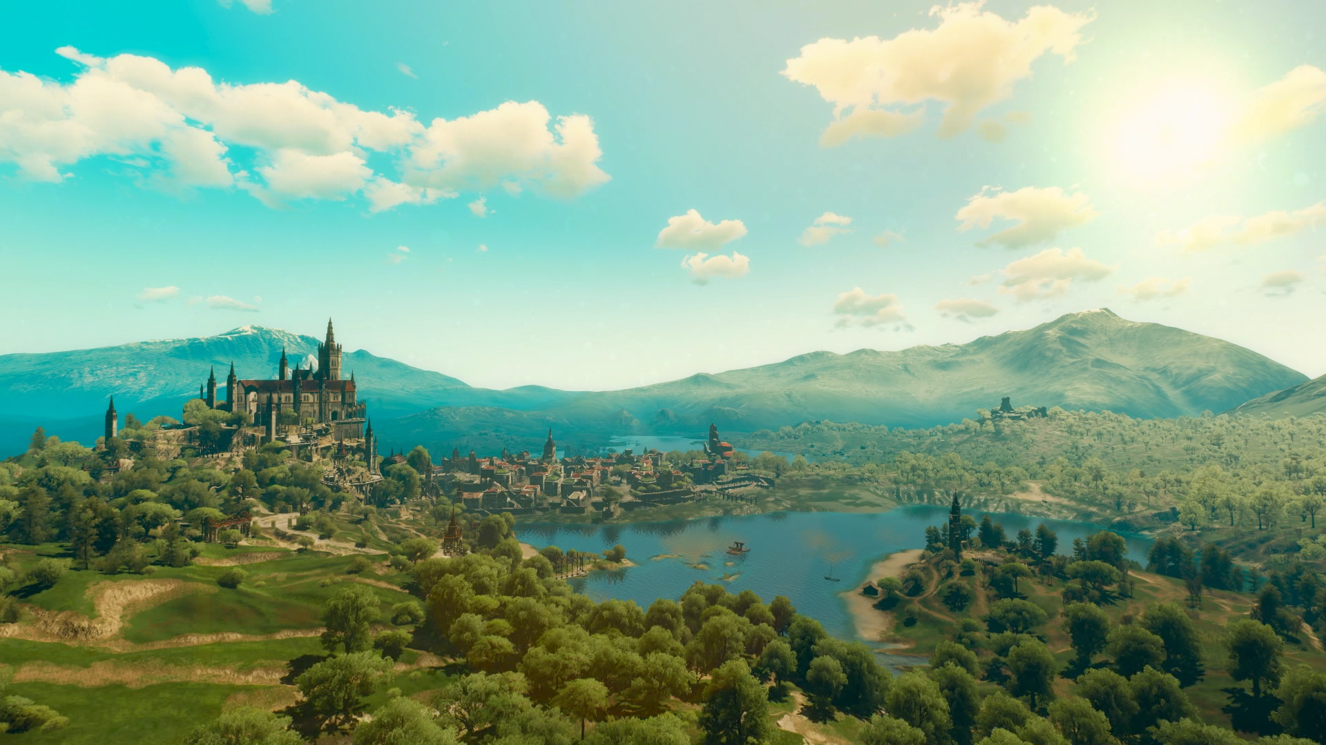 Screen Shot The Witcher The Witcher 3 Toussaint The Witcher 3 Wild Hunt Blood And Wine Video Games S 1920x1080