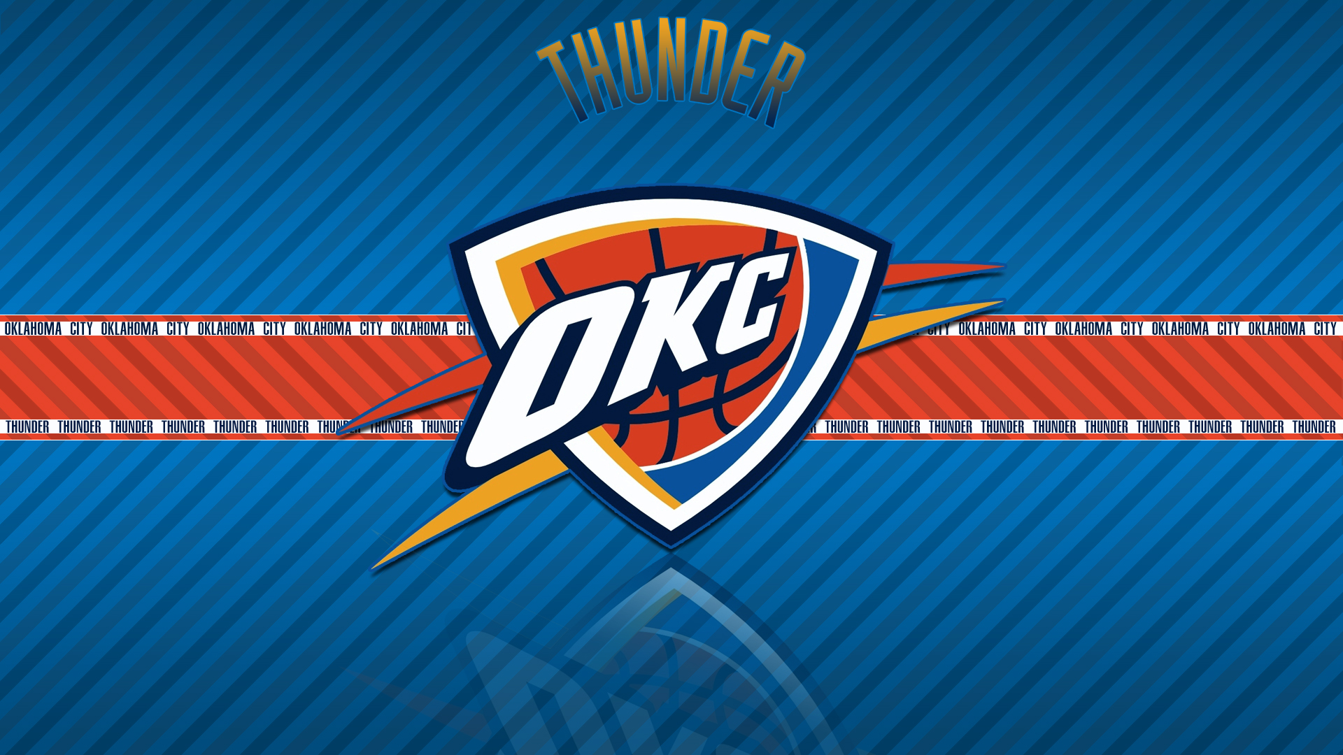 Basketball Emblem Logo Nba Oklahoma City Thunder 1920x1080