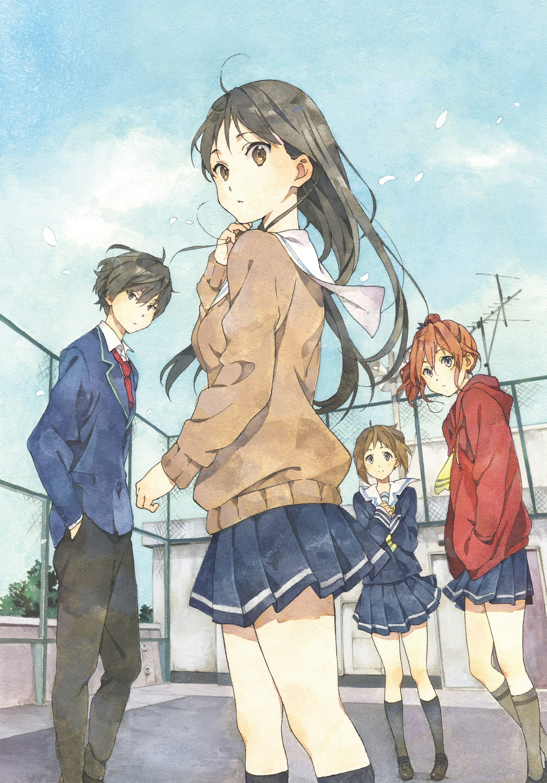Anime School Uniform Skirt Light Novel 1790x2560