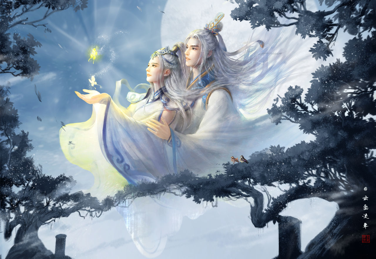 WuXia Digital Art CG Original Characters Fantasy Girl HiLiuyun 1280x881