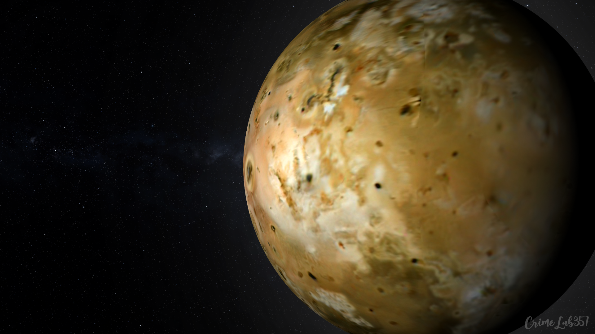 Planet Io Moon 3D Graphics Watermarked 1920x1080