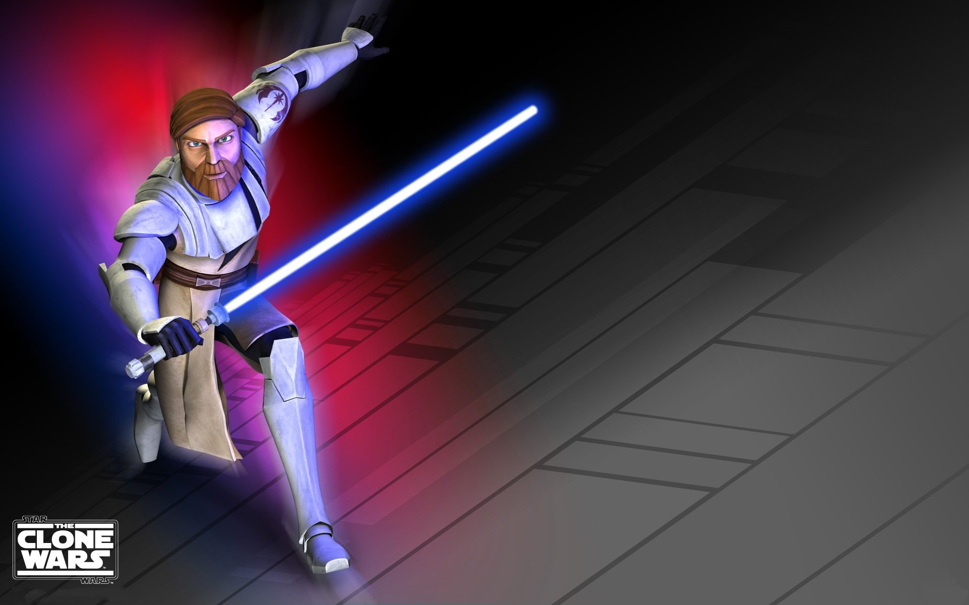 Star Wars Obi Wan Kenobi Lightsaber The Clone Wars Jedi Simple Background Armor 1920x1200