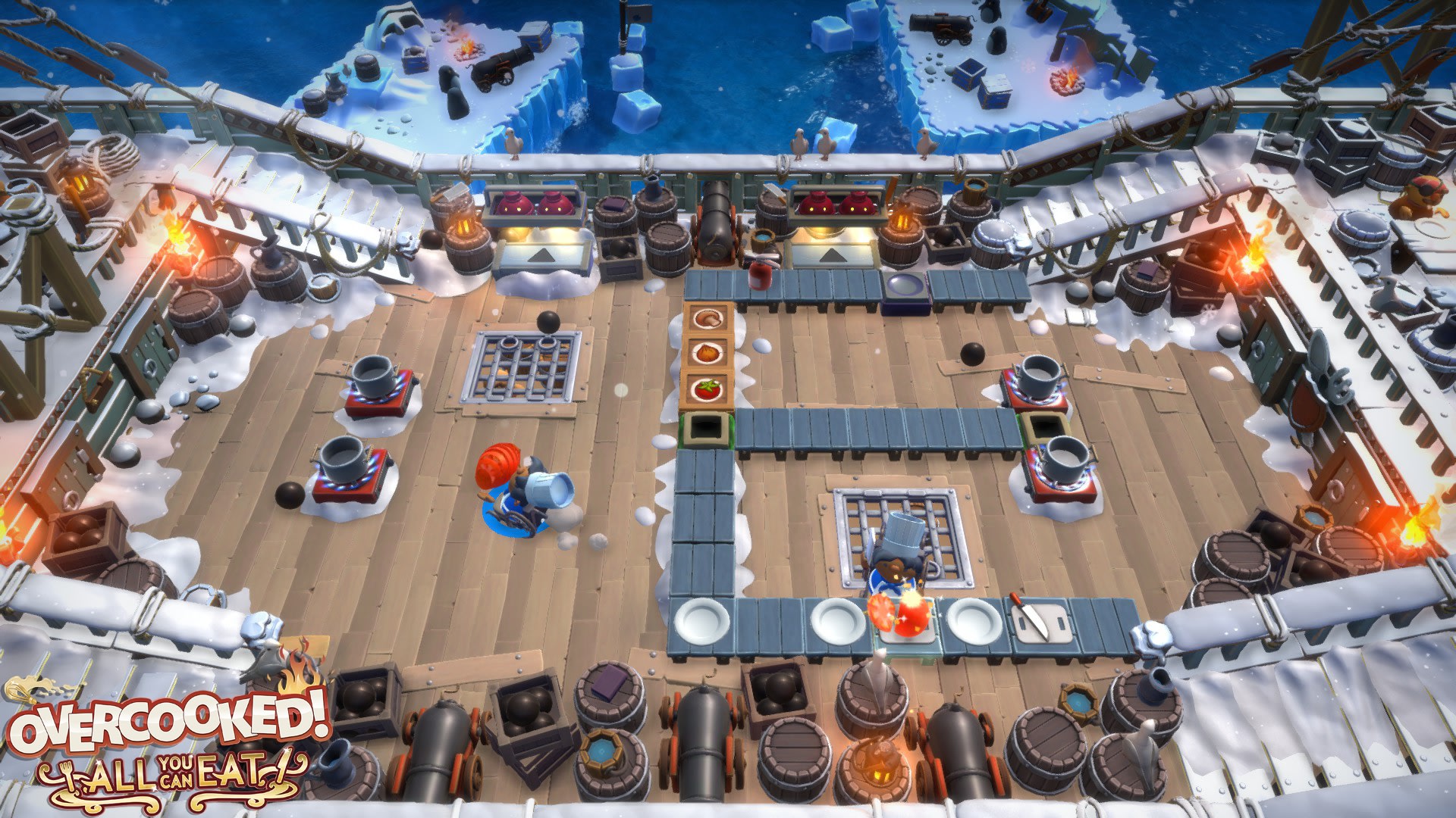 Video Game Overcooked All You Can Eat 1920x1080