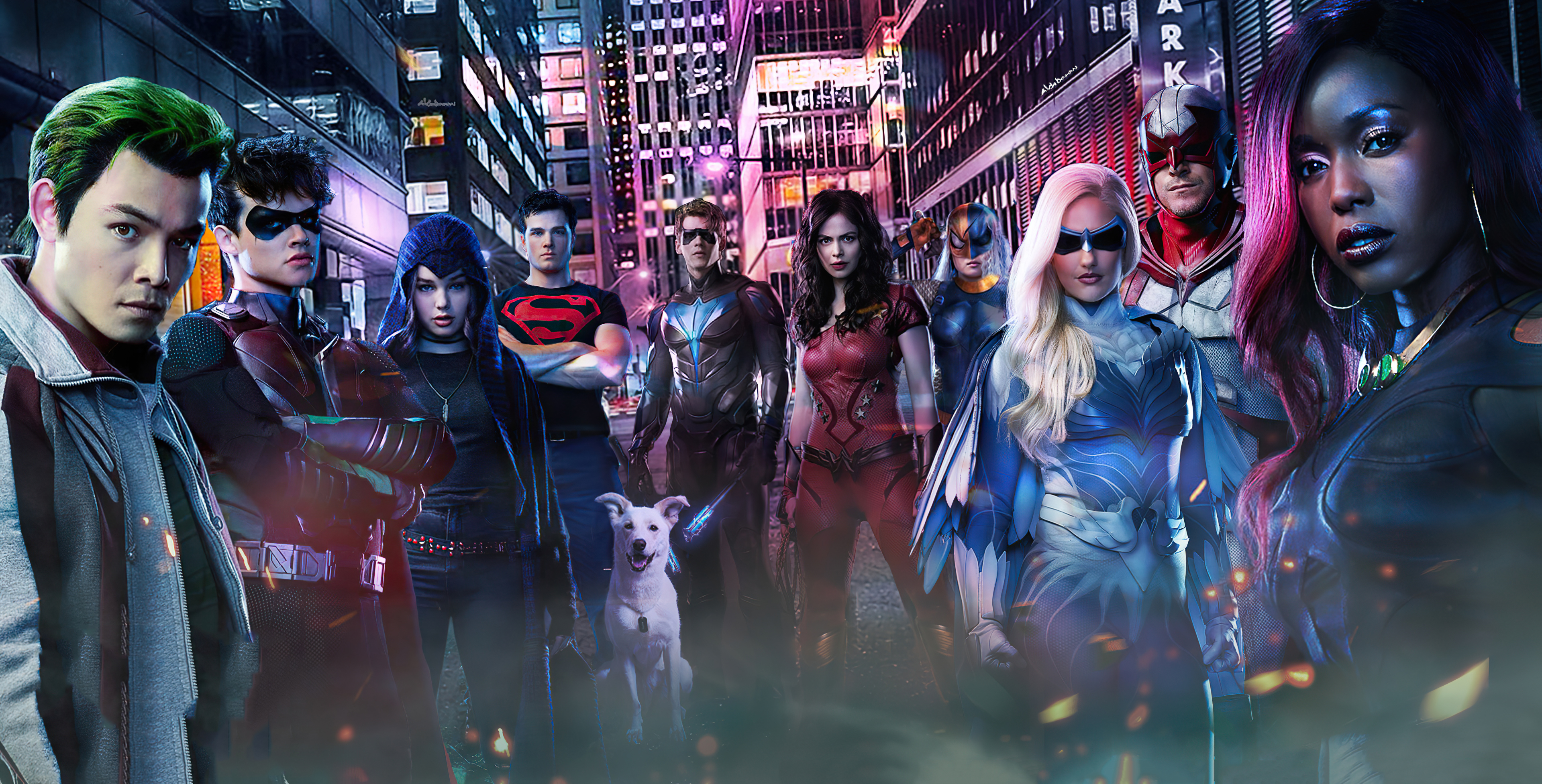 DC Universe Titans 3840x1954