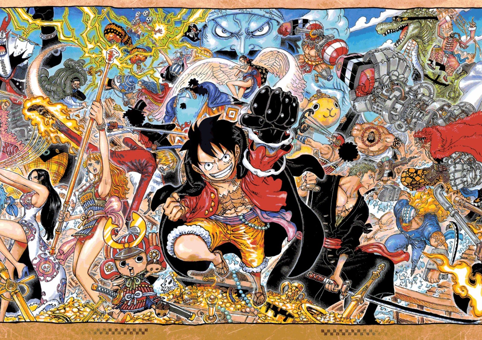 Manga Manga Illustration One Piece 1600x1129