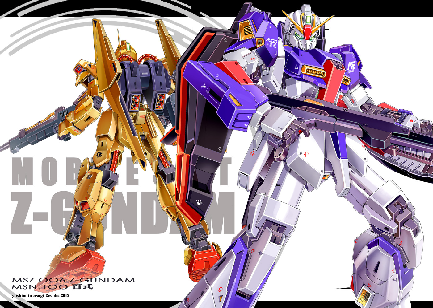 Anime Mechs Super Robot Wars Mobile Suit Zeta Gundam Hyaku Shiki Mobile Suit Artwork Digital Art Fan 1402x1000